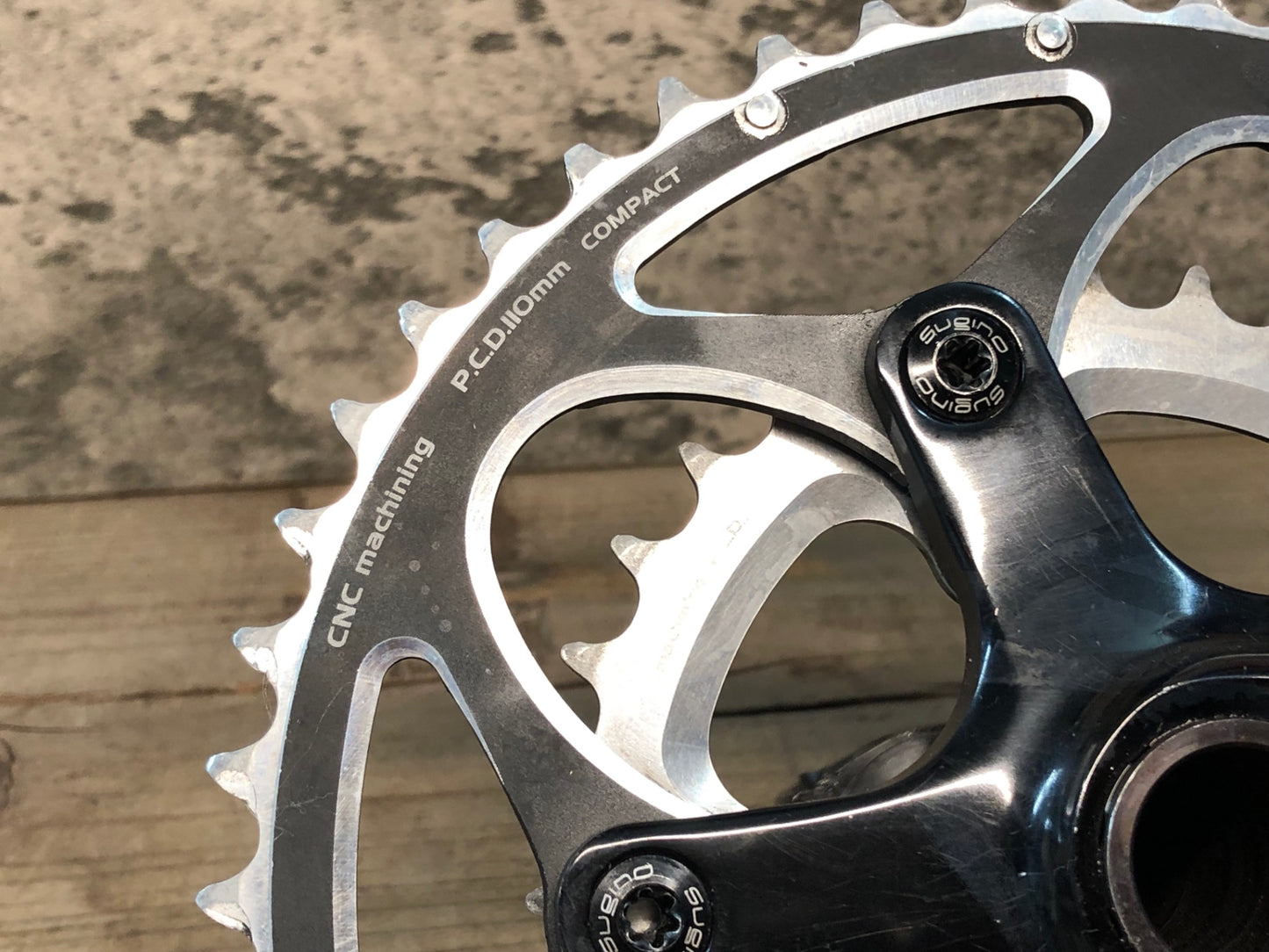 IP541 スギノ SUGINO OX IDS24 クランクセット 160mm 48/32T 24mmシャフト