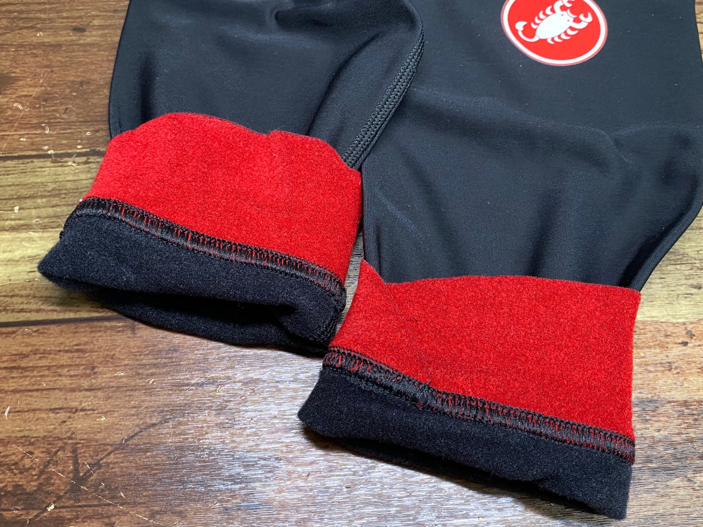 IV867 カステリ CASTELLI THERMOFLEX LEGWARMER レッグウォーマー 黒 L