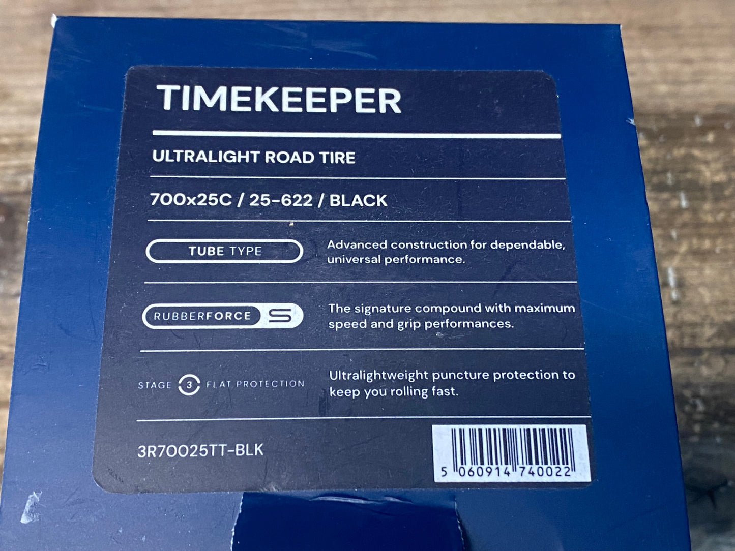 IR405 アメリカンクラシック AMERICAN CLASSIC TIMEKEEPER ULTRALIGHT ROAD TIRE クリンチャータイヤ 700x25c 黒
