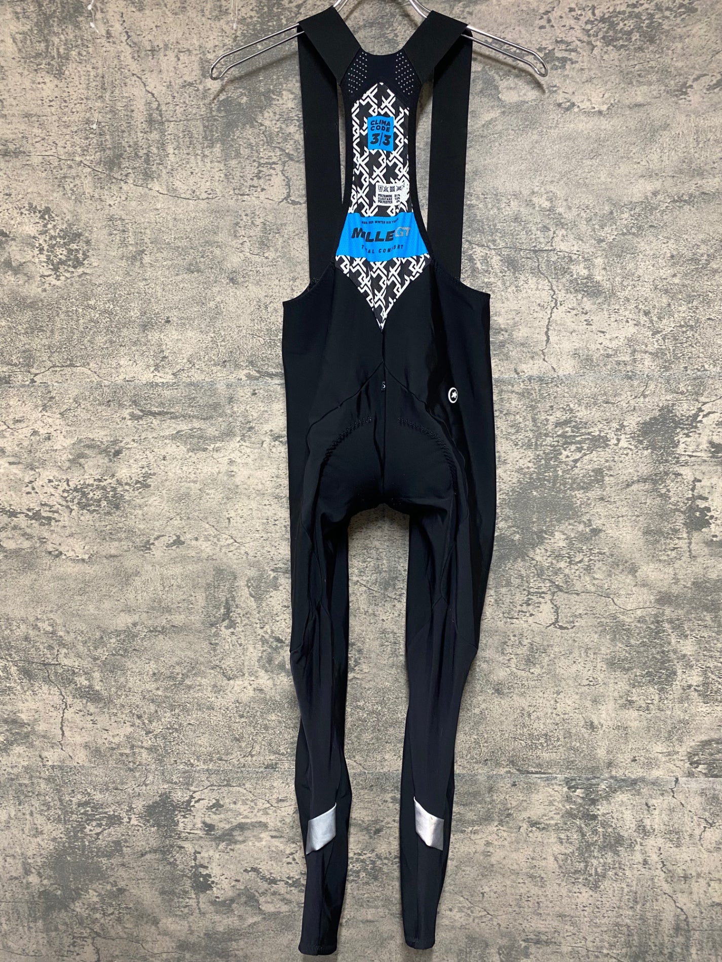 JB813 アソス assos MILLE GT ビブタイツ 黒 M