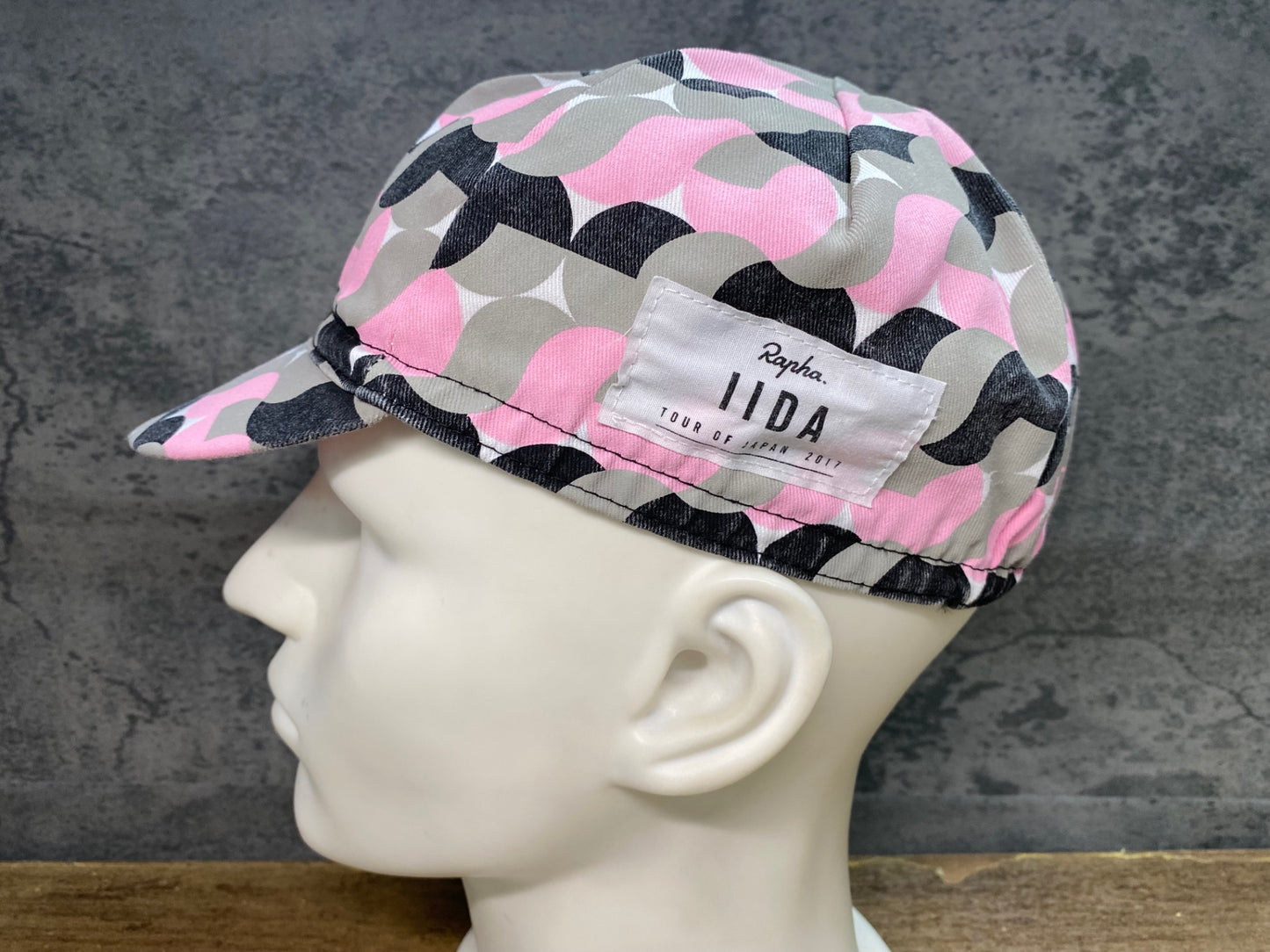 JB111 ラファ Rapha サイクルキャップ ピンク 白 フリーサイズ TOUR OF JAPAN 2017