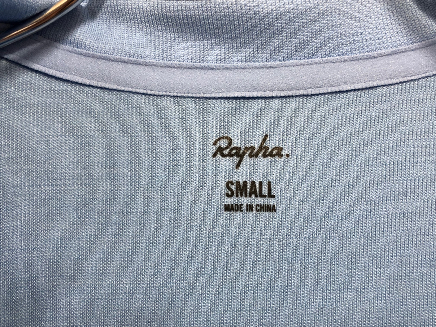 HW349 ラファ Rapha CLASSIC JERSEY 半袖 サイクルジャージ 水色 S ※薄い染み