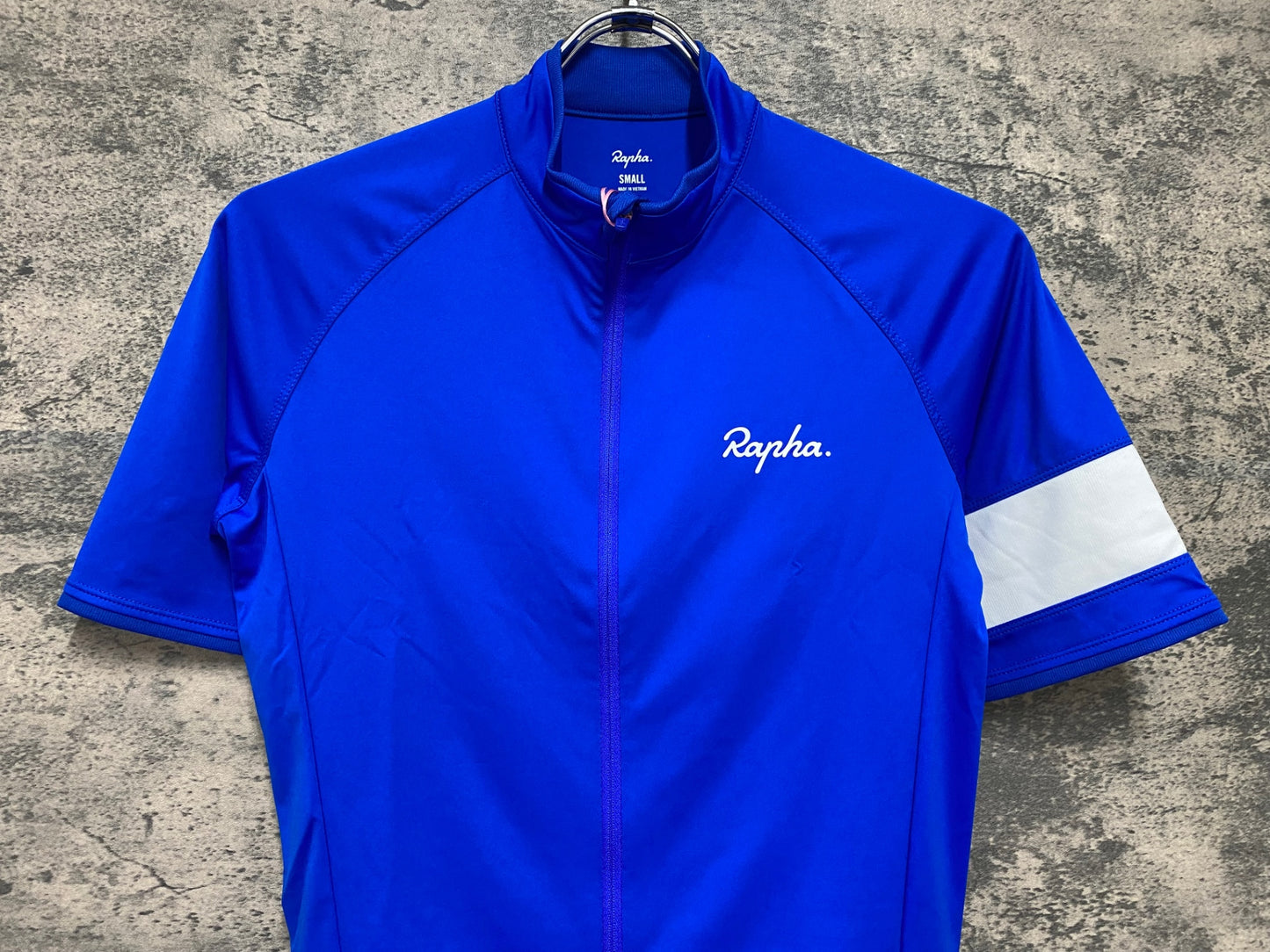 IY747 ラファ Rapha CORE JERSEY 半袖 サイクルジャージ 青 S
