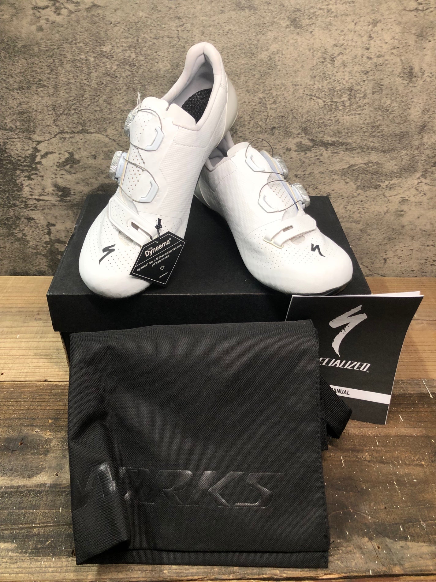 IP489 スペシャライズド SPECIALIZED エスワークス S-WORKS 7 RD ビンディングシューズ 白 EU39 SPD-SL ※新品未使用