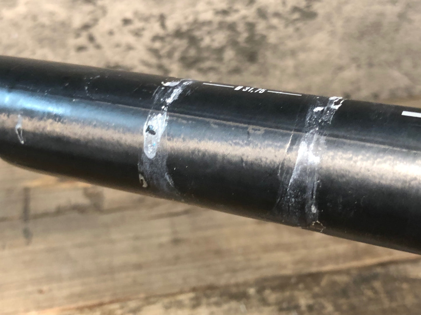 JA413 デダ Deda スーパーレジェーラ SUPER LEGGERA カーボン ドロップハンドル エンド外-外440mm Φ31.75 ※固定部凹み強のためジャンク