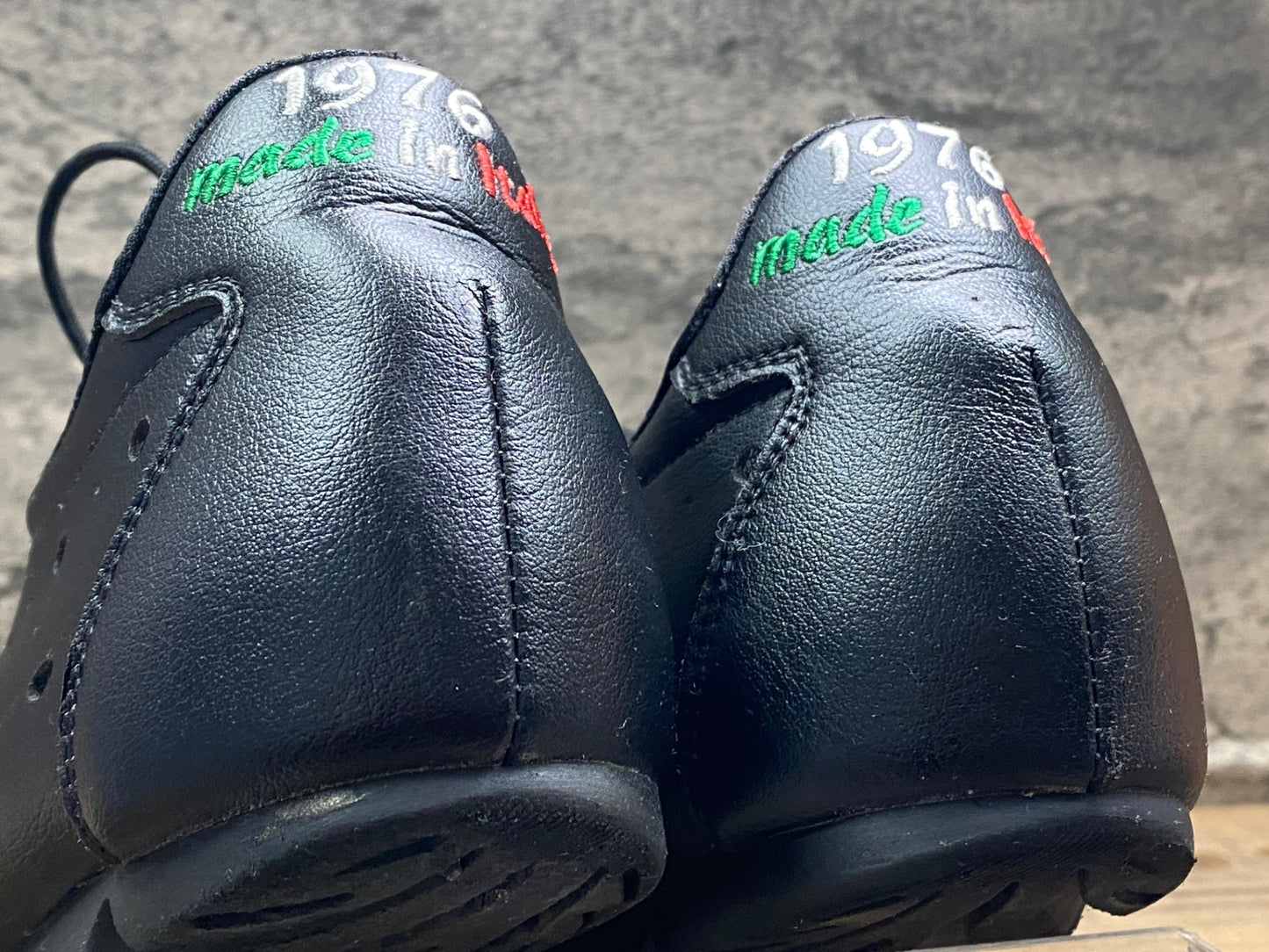 IR952 ヴィットリア vittoria 1976 classic shoes ビンディングシューズ 黒 EU43 SPD