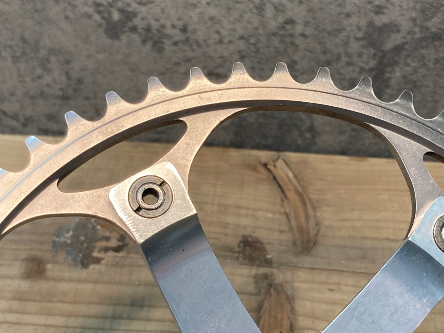 IN566 シマノ SHIMANO デュラエース DURA-ACE FC-7600 クランクセット 167.5mm 52T NJS トラックバイク