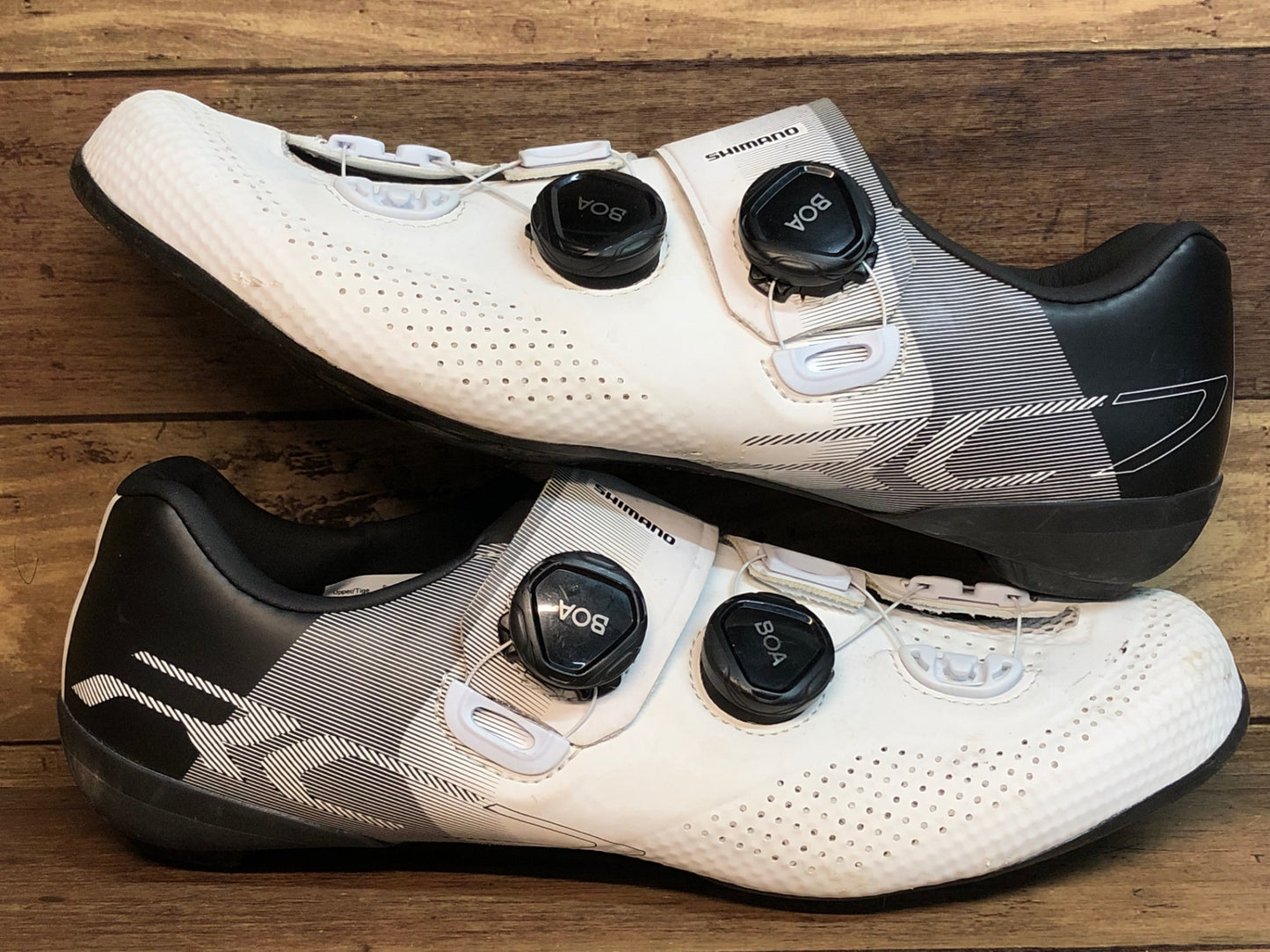 IO873 シマノ SHIMANO SH-RC702M ビンディングシューズ SPD-SL 白 EU41