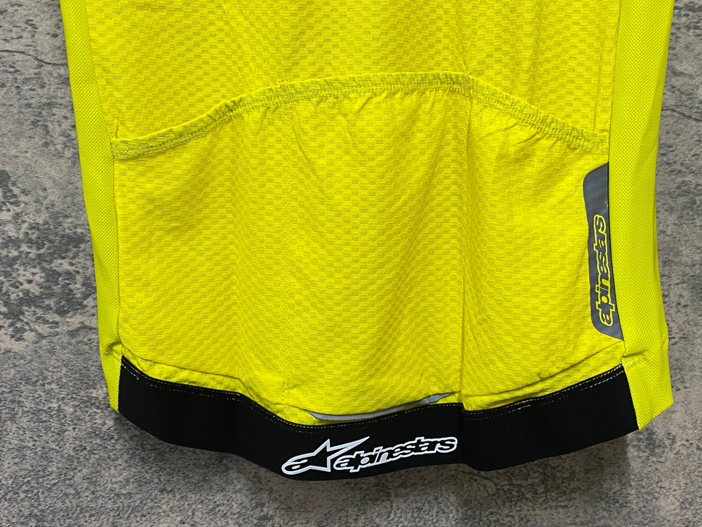 IY451 アルパインスターズ alpinestars XC SS JERSEY 半袖 サイクルジャージ 黄 M