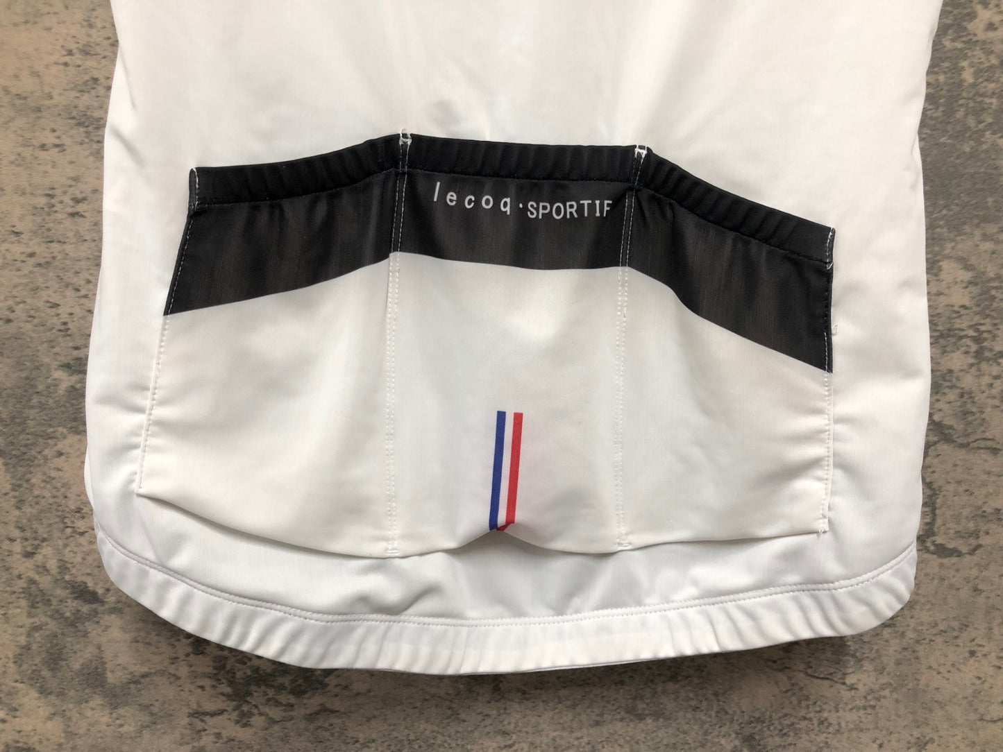 IY169 ルコックスポルティフ le coq sportif 半袖 サイクルジャージ 白 M