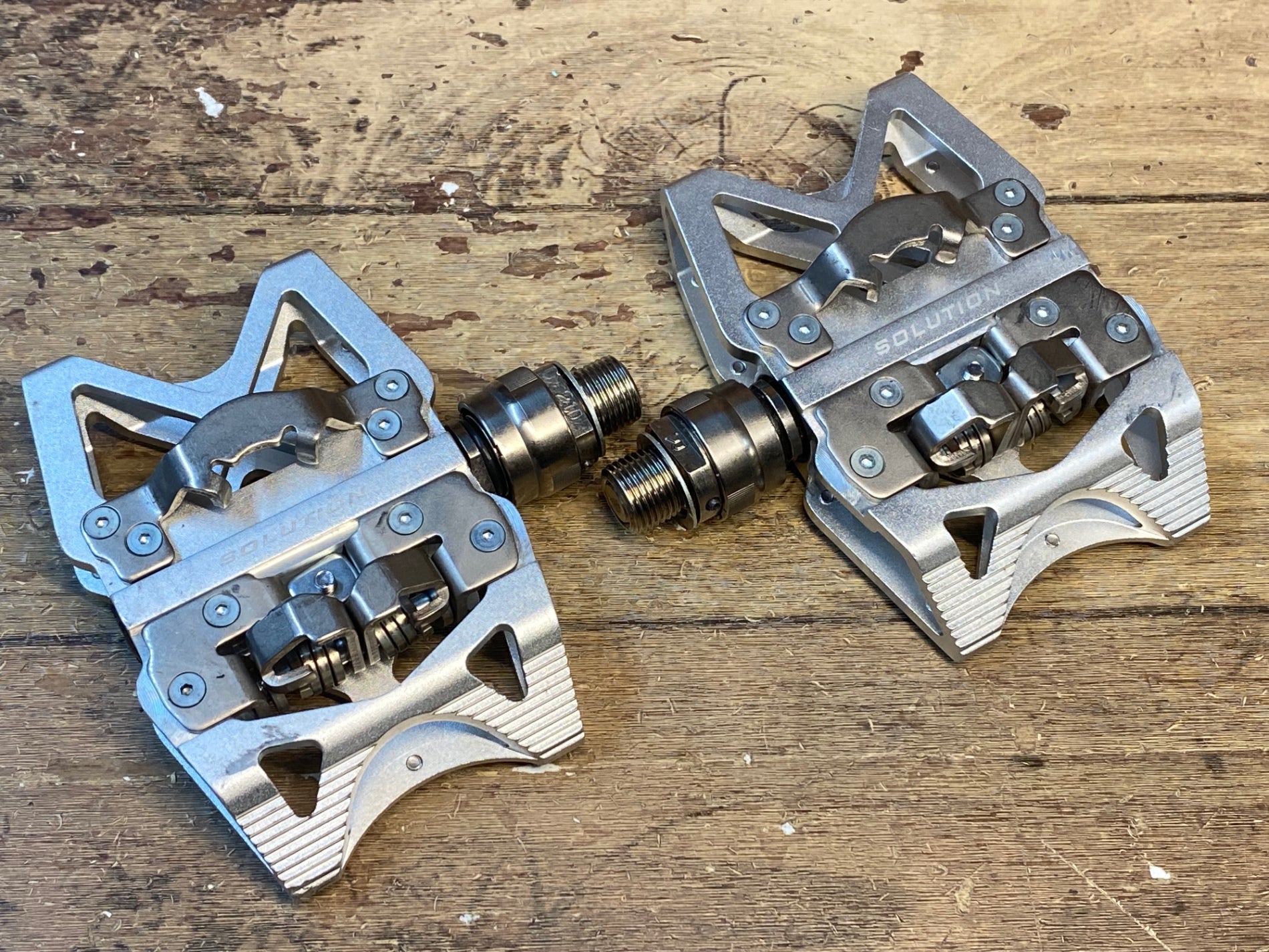 MKS 三ヶ島 SOLUTION ペダル 赤 SPD対応 片面ビンディング 三ヶ島