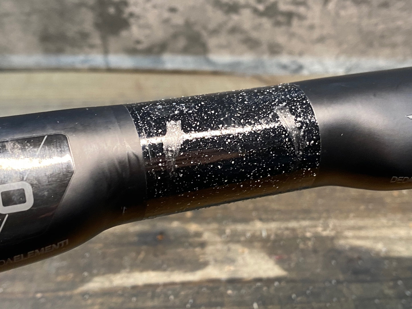 IR672 デダ Deda SUPERZERO アルミ ドロップハンドル 黒 エンドC-C420mm Φ31.7