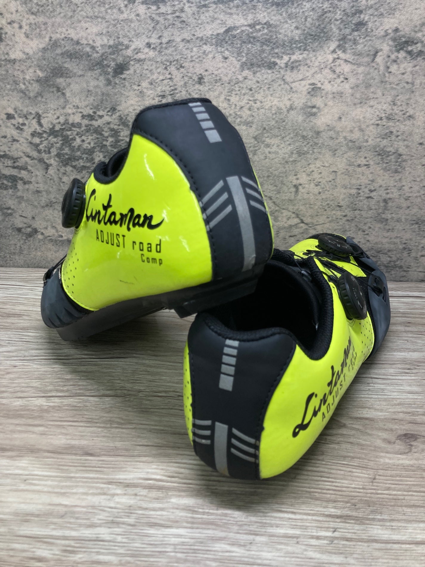 JA288 リンタマン LINTAMAN ADJUST road comp ビンディングシューズ イエロー EUR42