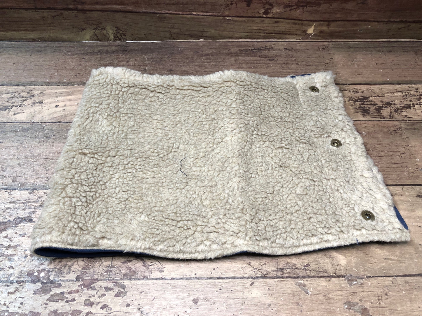 IH407 カペルミュール kapelmuur 裏ボア ネックウォーマー 紺 ONE SIZE