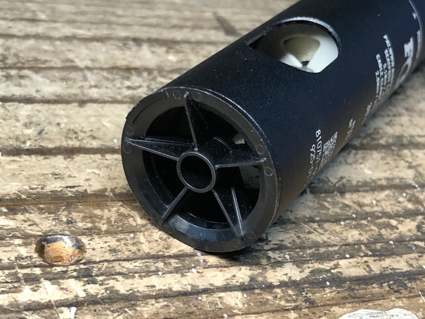 IN827 フォックス FOX TRANSFERSL アルミ ドロッパーシートポスト Φ30.9mm 75mmトラベル 未使用