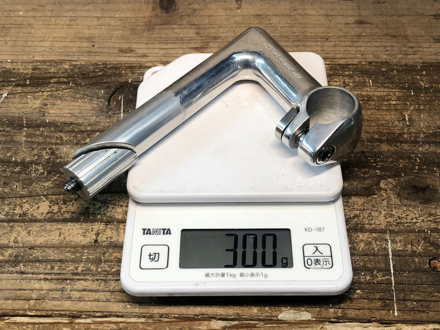 IS090 日東 NITTO pearl 8 スレッドステム シルバー 80mm Φ25.4 Φ22.2