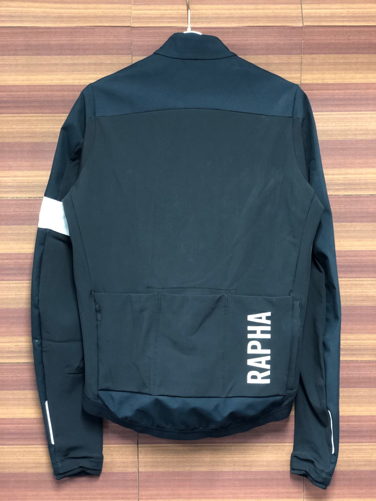IP295 ラファ Rapha PRO TEAM TRAINING JACKET 長袖 サイクルジャケット 裏起毛 黒 M