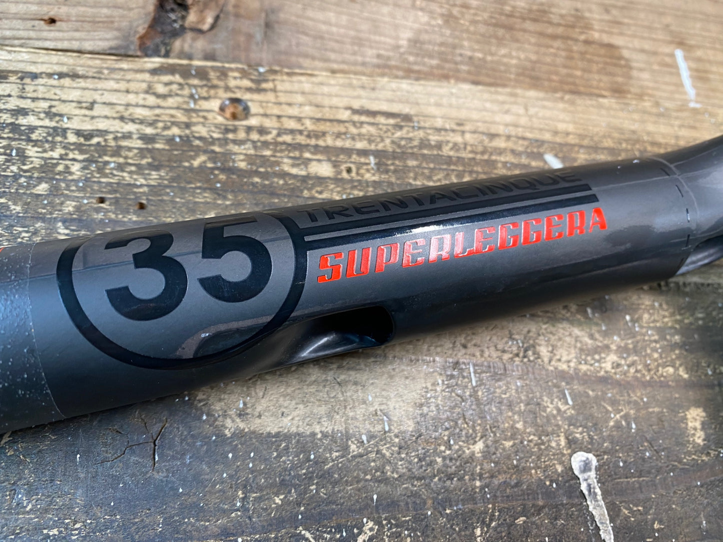 IP152 デダ Deda SUPERLEGGERA35 TRENTACINQUE カーボン ドロップハンドル エンド外-外460mm Φ35