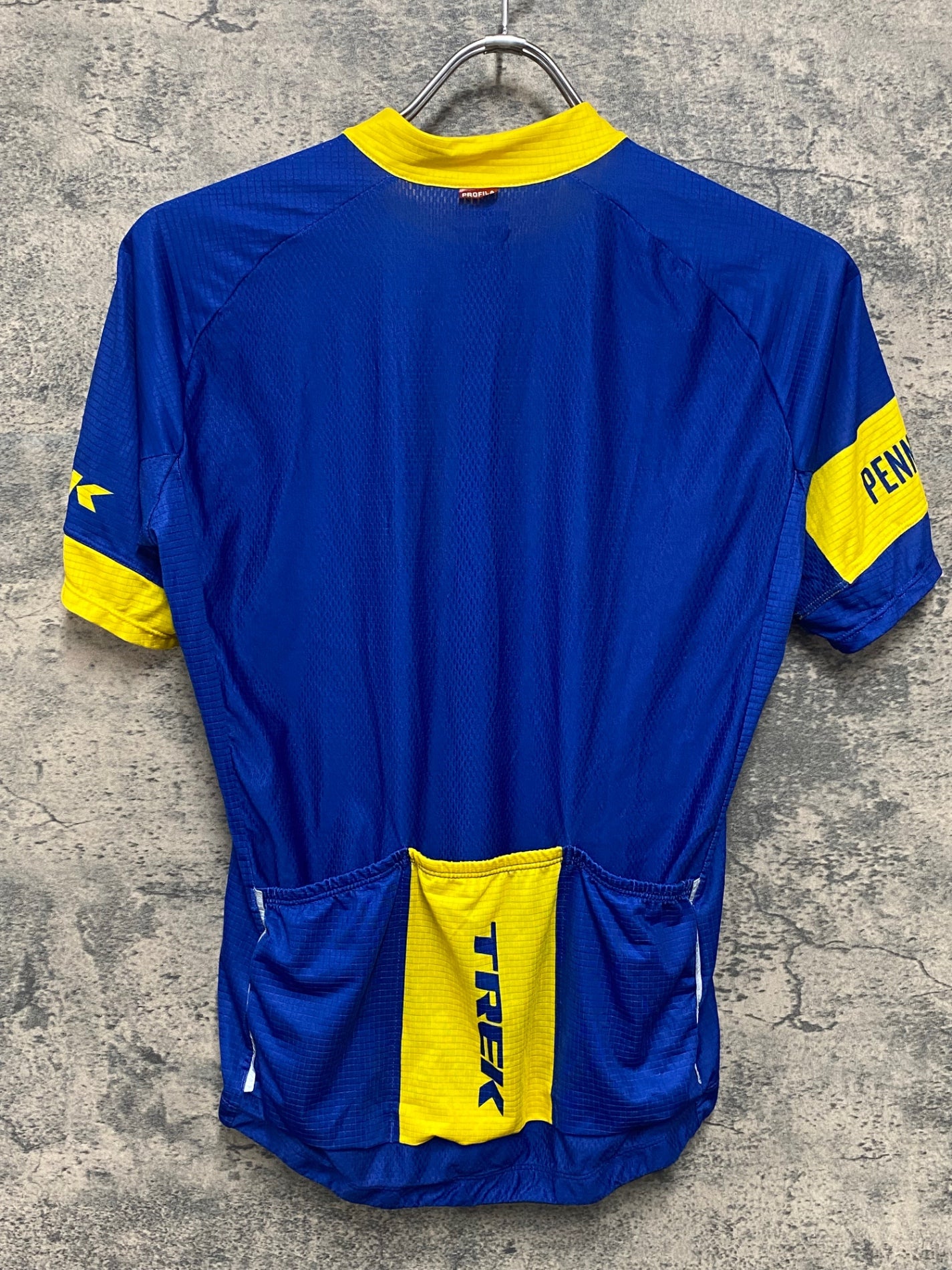 IY341 ボントレガー BONTRAGER 半袖 サイクルジャージ 青 S PENNSYLVANIA