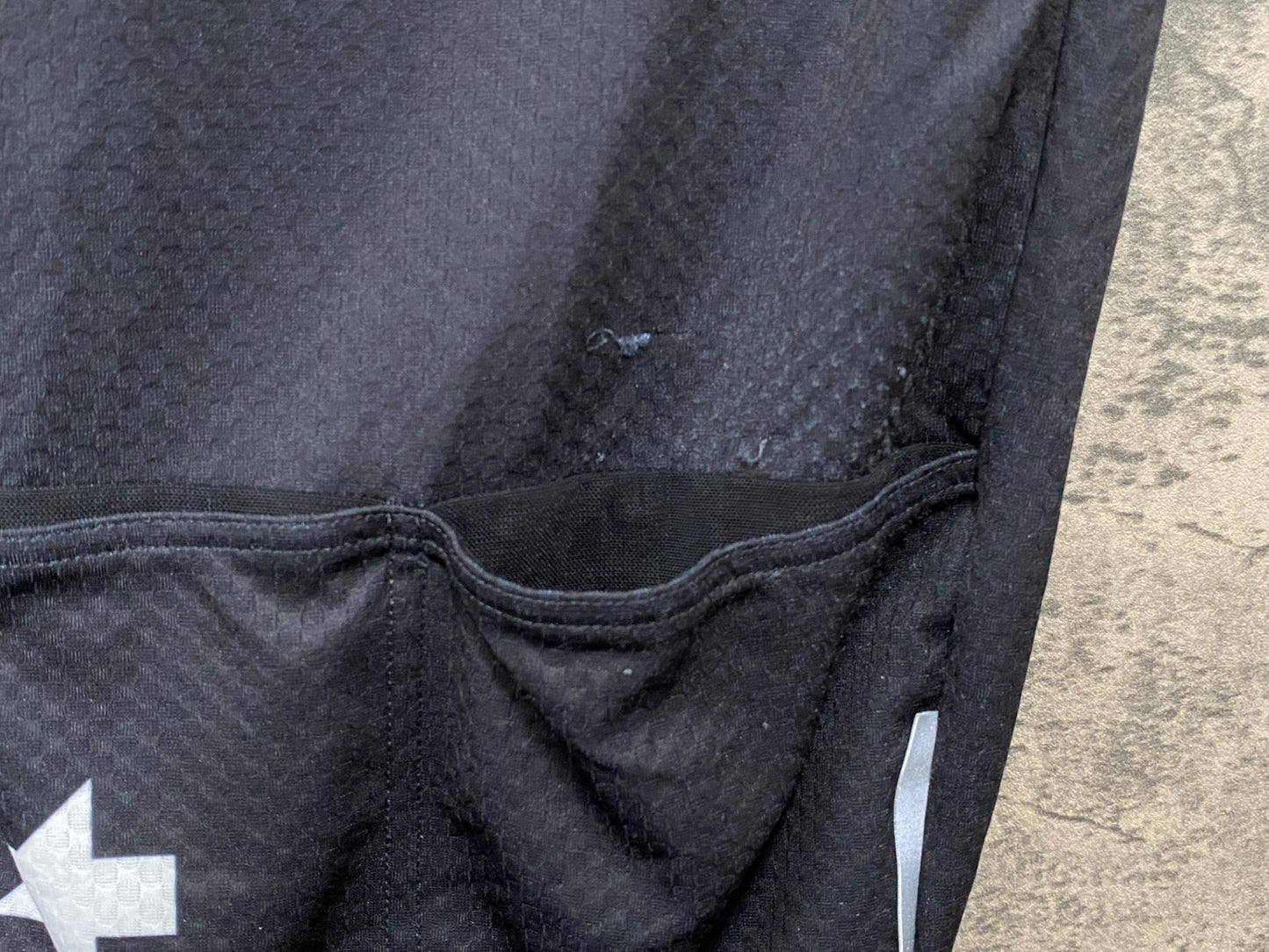 IZ071 アソス ASSOS TUDOR PRO TEAM REPLICA JERSEY 半袖 サイクルジャージ 黒 M ※スレ、ほつれあり