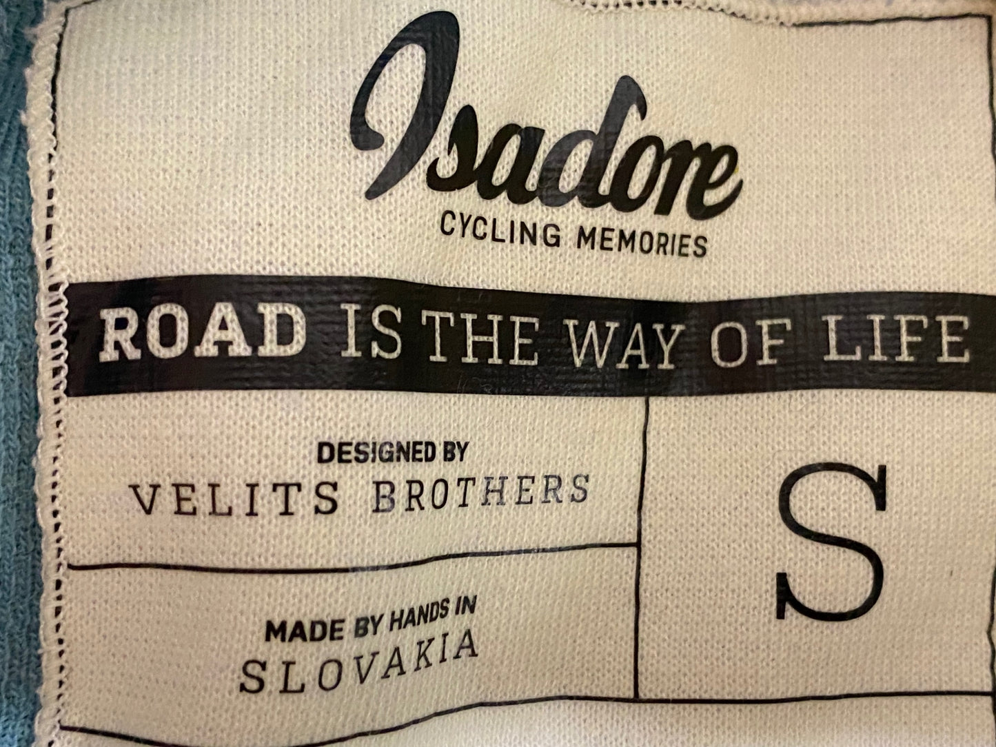 II586 イザドア Isadore 長袖 サイクルジャージ 黄 ターコイズグリーン S