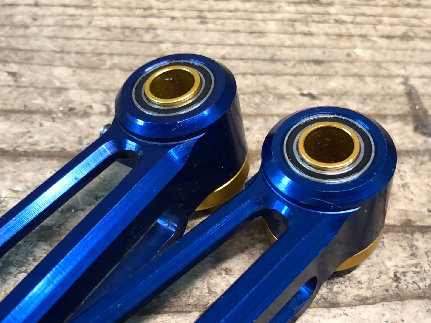 IP588 リデア RIDEA V-Brake CNC Vブレーキ C-C100mm 青 前後セット 本体のみ