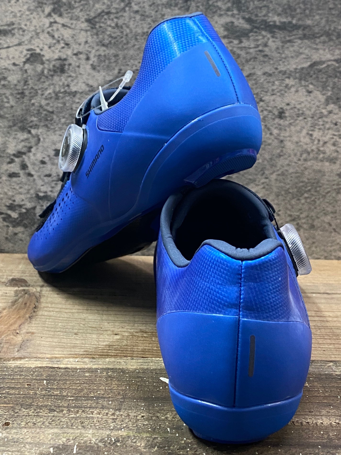 IP481 シマノ SHIMANO RC5 SH-RC500 ビンディングシューズ 青 EU40 SPD-SL ※新品未使用