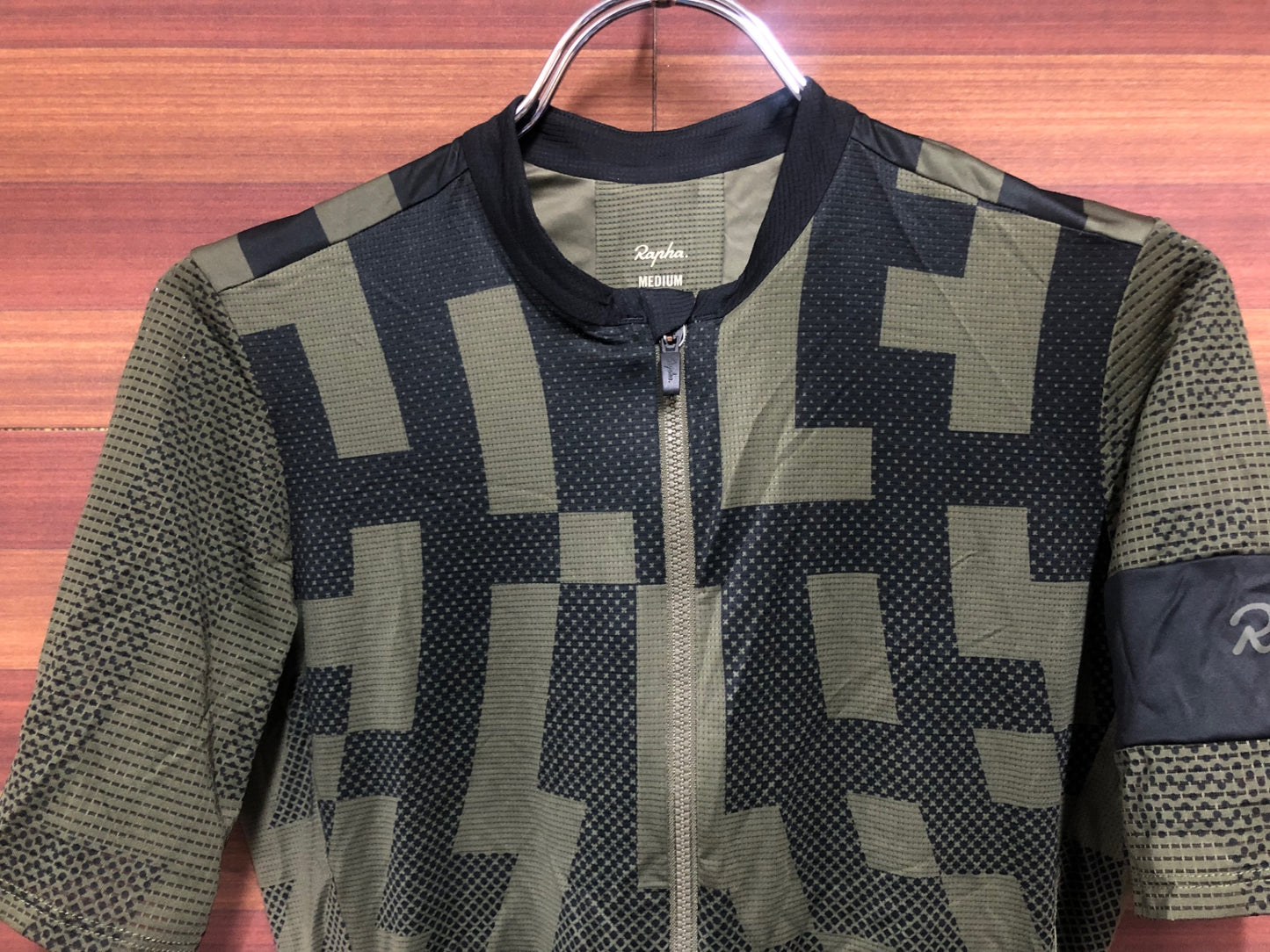IQ006 ラファ Rapha WOMEN'S BREVET JERSEY 半袖 サイクルジャージ オリーブ S