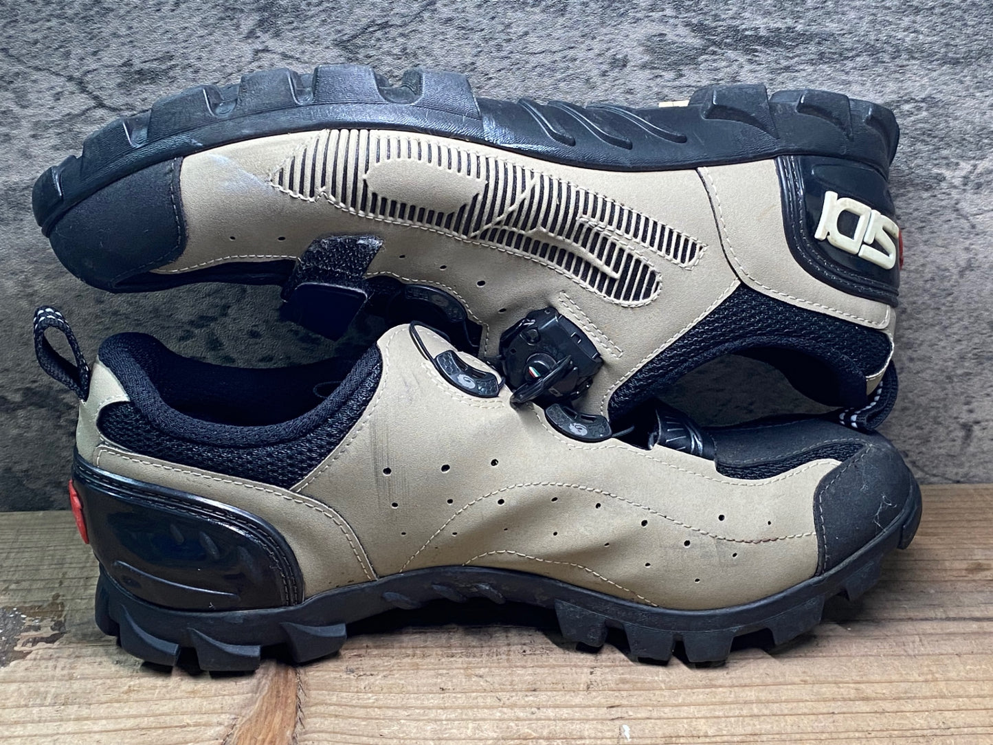 IS920 シディ SIDI MTB SD15 ビンディングシューズ カーキ EU43 SPD
