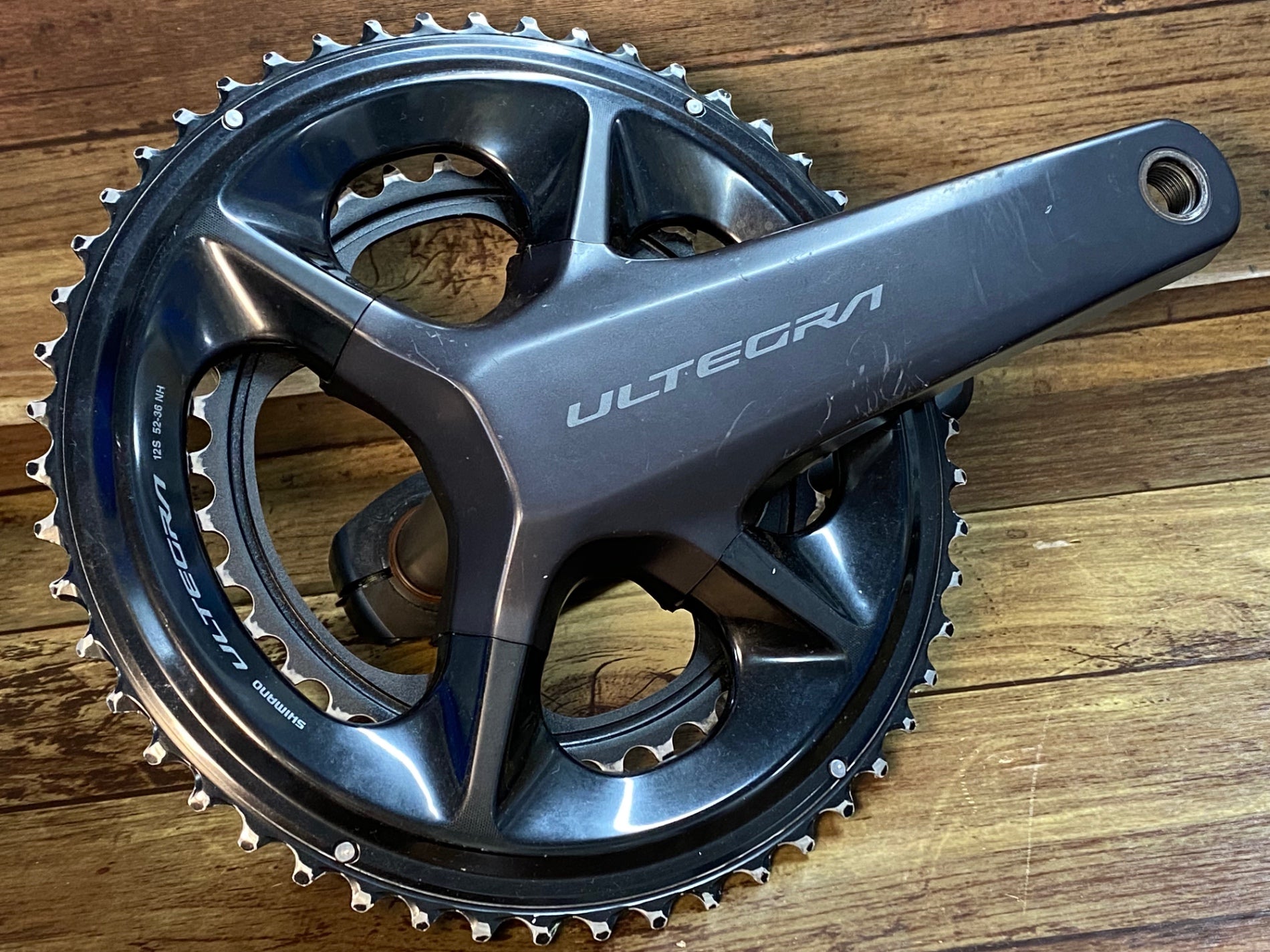 HB529 シマノ SHIMANO アルテグラ ULTEGRA FC-R8100 クランクセット 170ｍｍ 52/36T ※傷