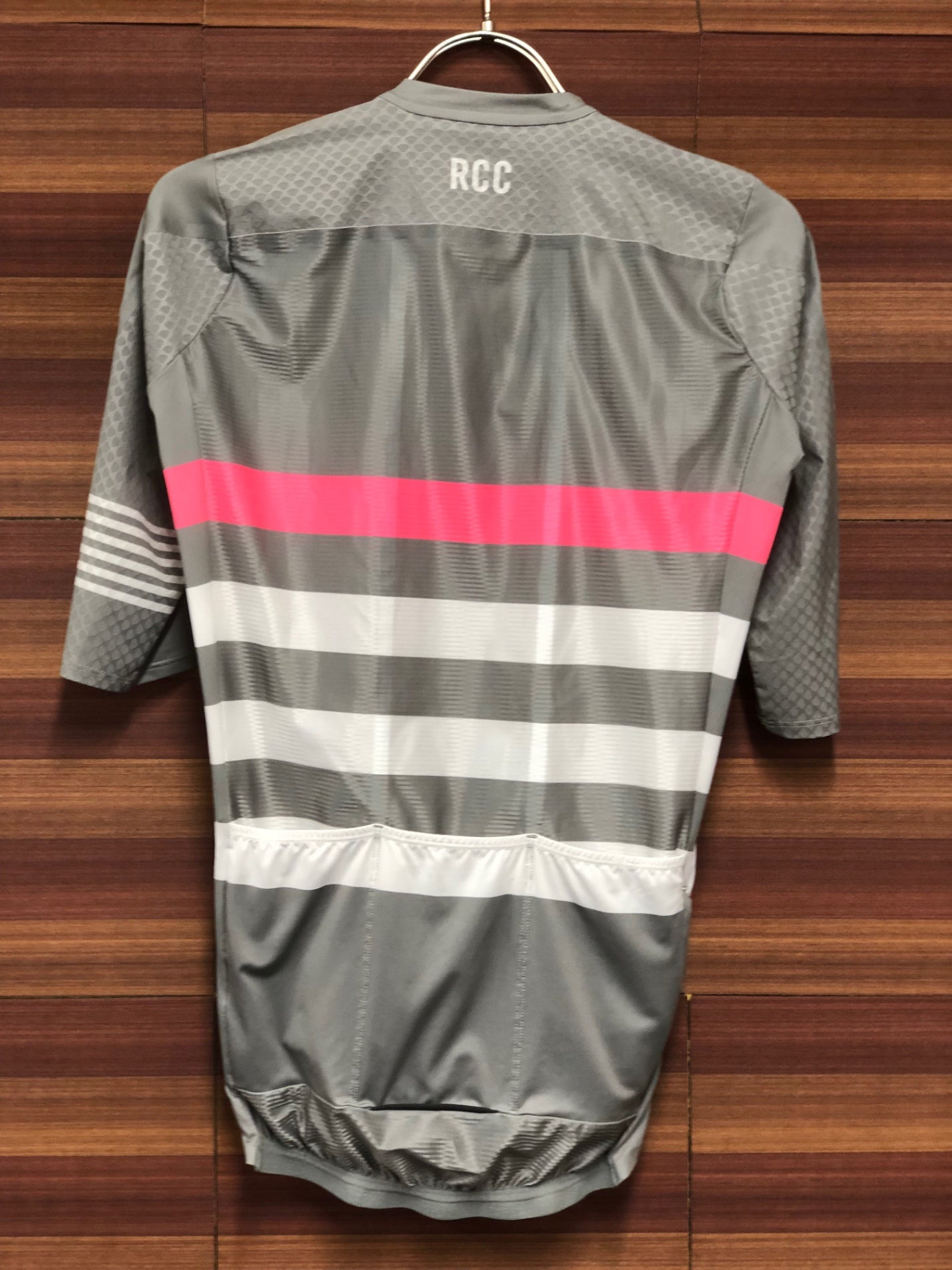 IP675 ラファ Rapha RCC PRO TEAM AERO JERSEY 半袖サイクルジャージ グレー M