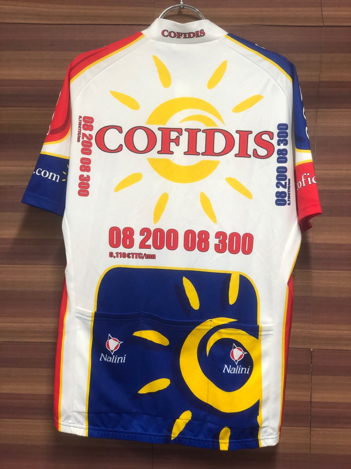 IM713 ナリーニ Nalini 半袖 サイクルジャージ COFIDIS サイズ4 ※汚れあり