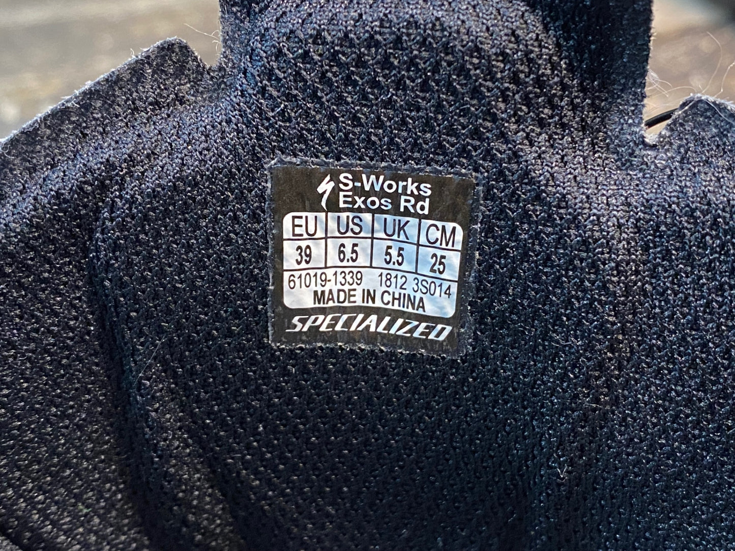 IY429 スペシャライズド SPECIALIZED エスワークス S-WORKS EXOS ビンディングシューズ 白 EU39