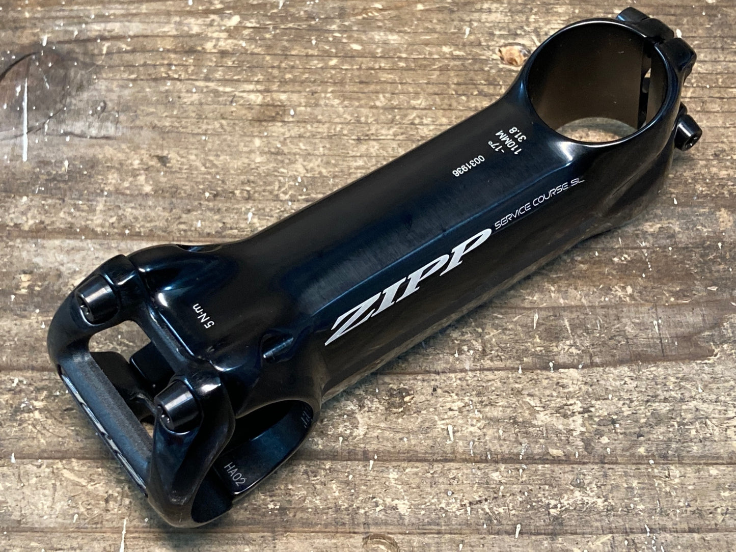 IQ545 ジップ ZIPP SERVICE COURSE SL アルミステム 黒 110mm Φ31.8 OS 17° トップキャップ付属