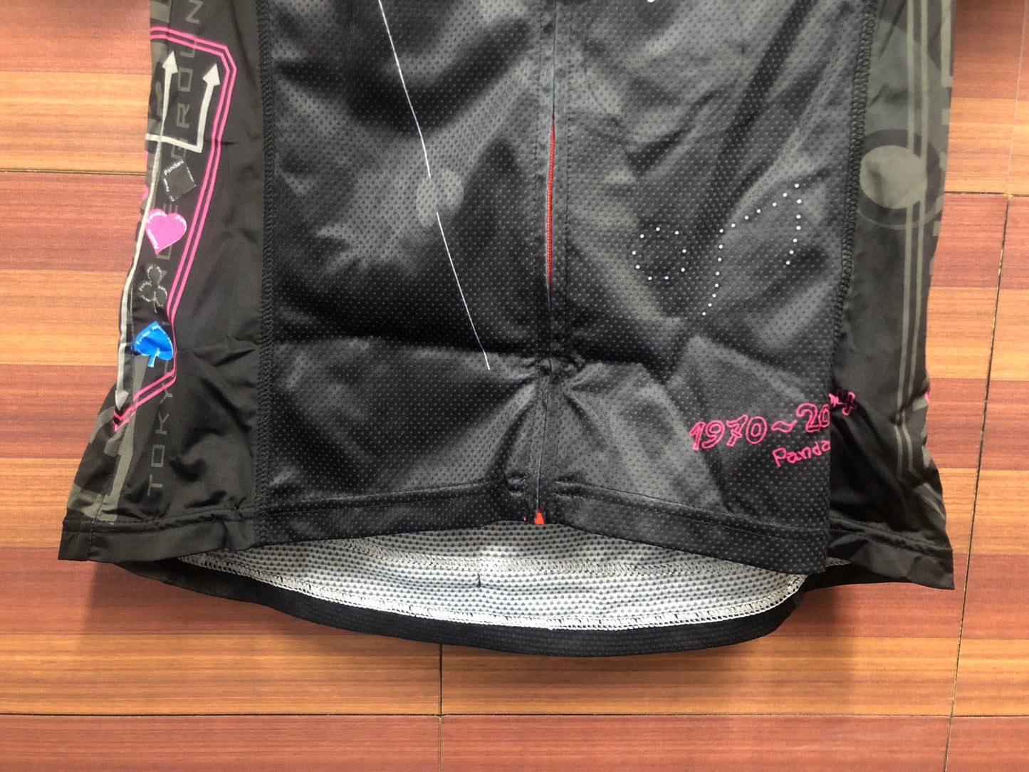 IP991 パンダーニ pandani 半袖 サイクルジャージ 黒 L