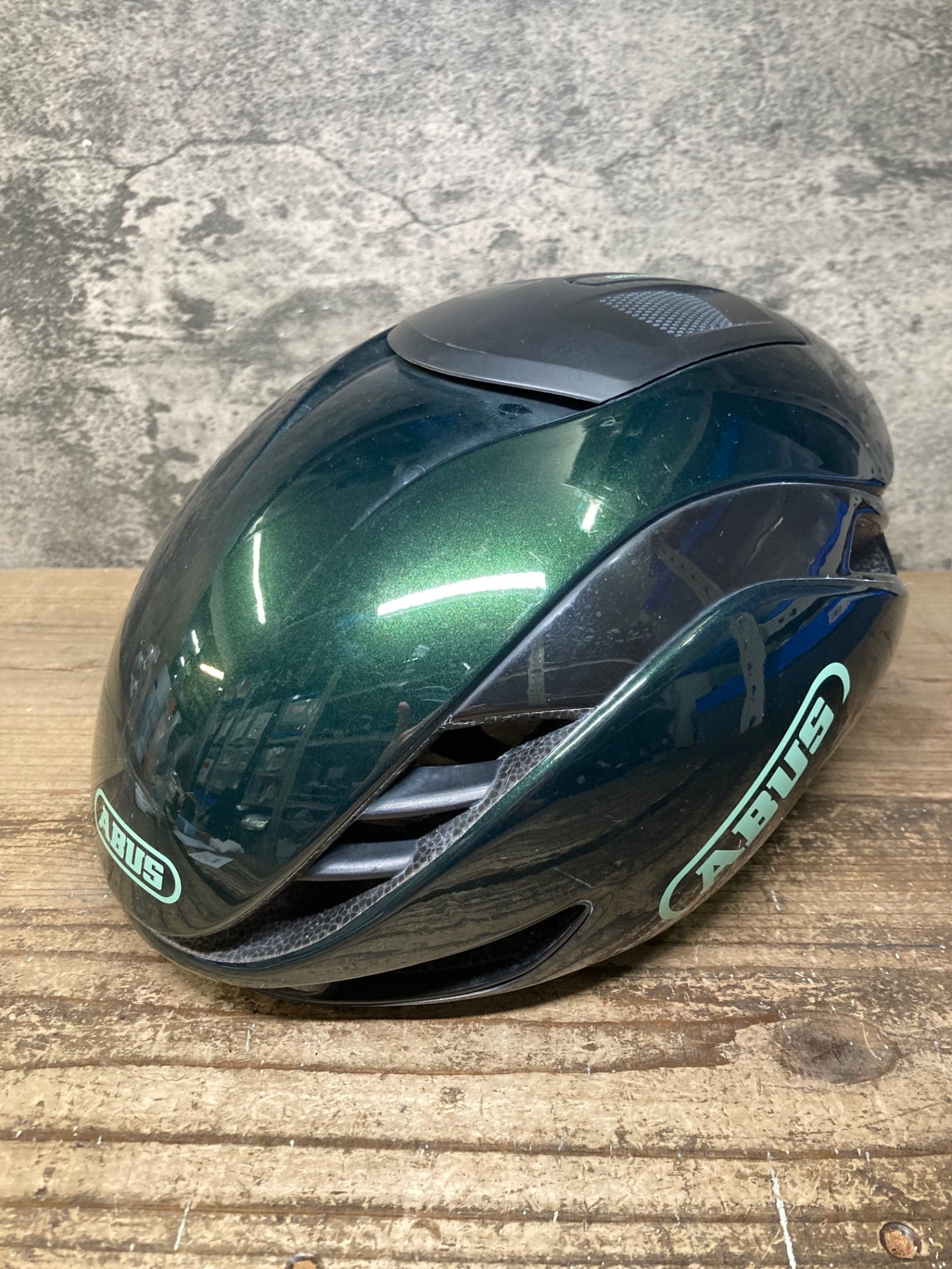JA027 アブス ABUS ゲームチェンジャー GAMECHANGER 2.0 サイクルヘルメット L 緑 2024/02製造