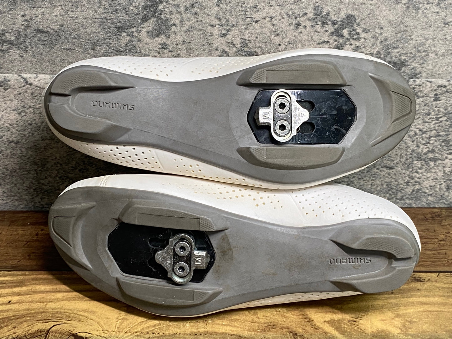 JB152 シマノ SHIMANO RT5 SH-RT500-W ビンディングシューズ 白 EU38 2穴