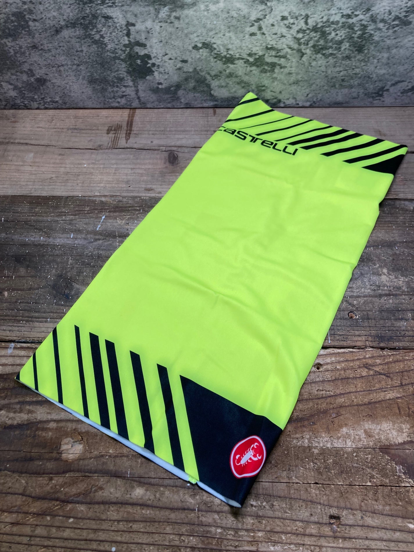 IR530 カステリ CASTELLI ネックウォーマー 裏起毛 黄