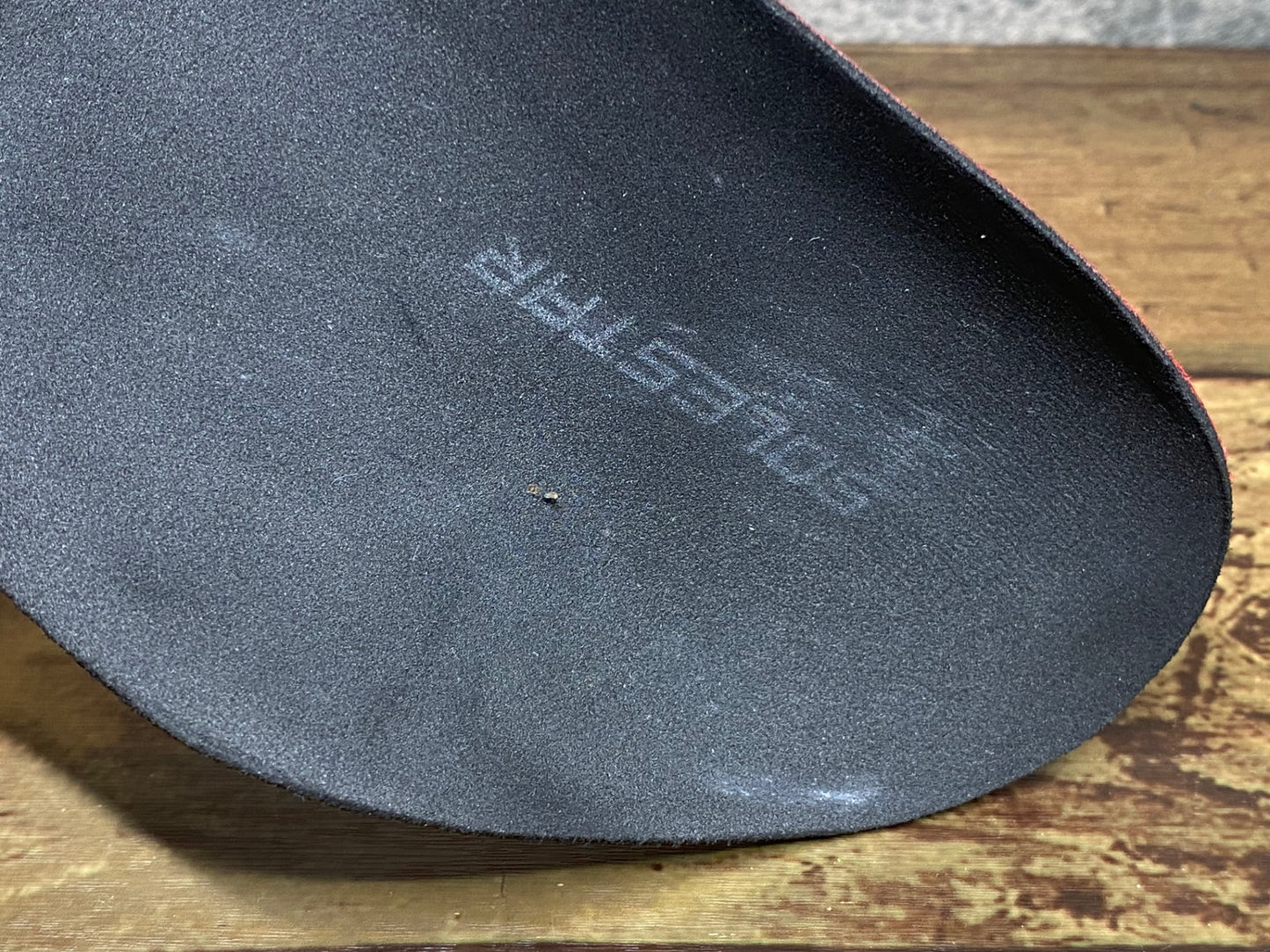 IX272 ソールスター SOLESTAR インソール カーボン 赤 実測25.0cm