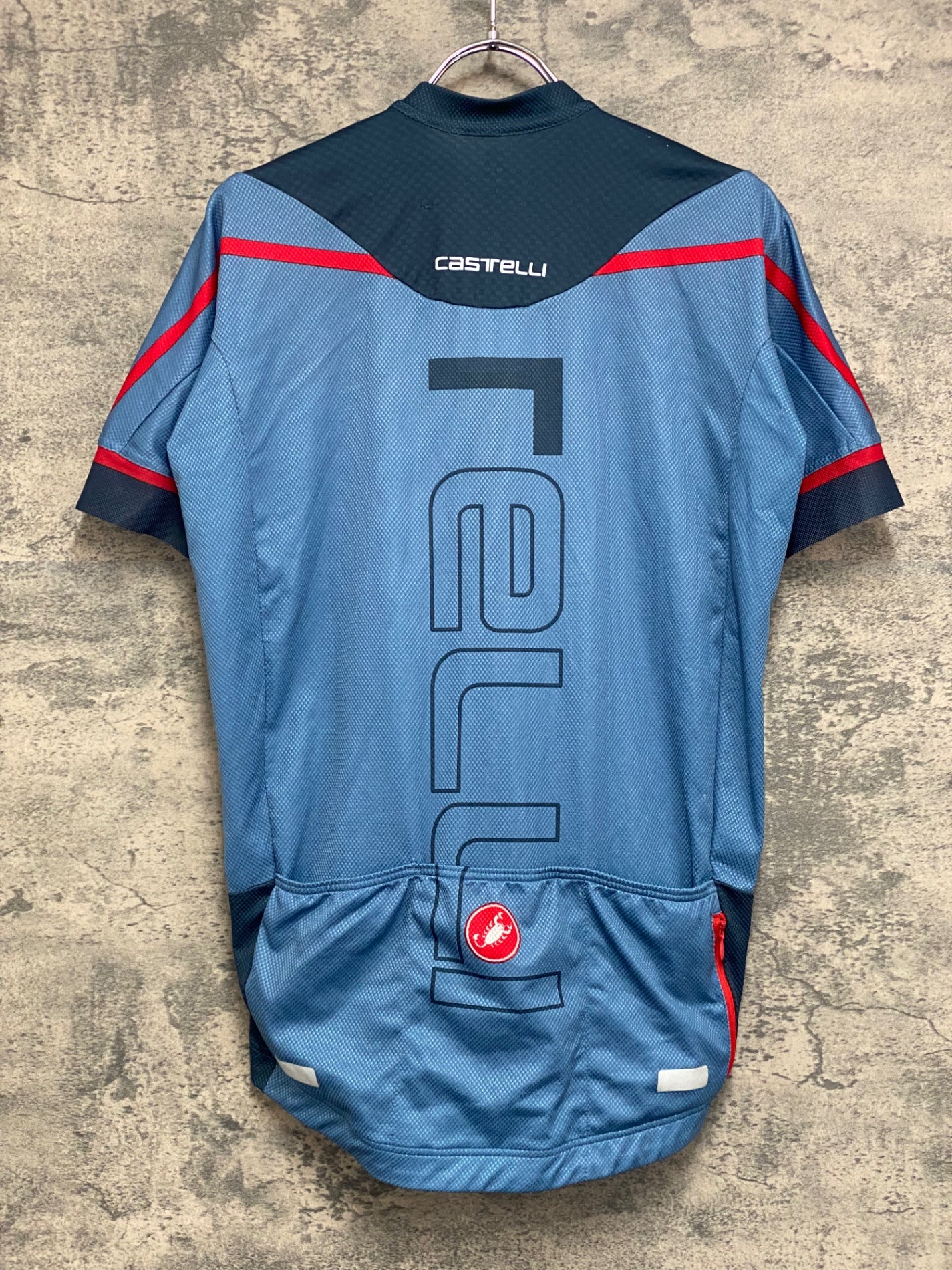 IZ060 カステリ CASTELLI 半袖 サイクルジャージ ターコイズ L