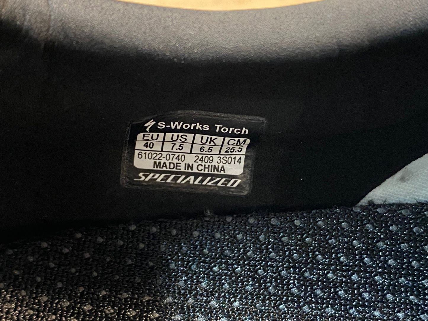 IY556 スペシャライズド SPECIALIZED エスワークス S-WORKS TORCH ビンディングシューズ 白 EU40