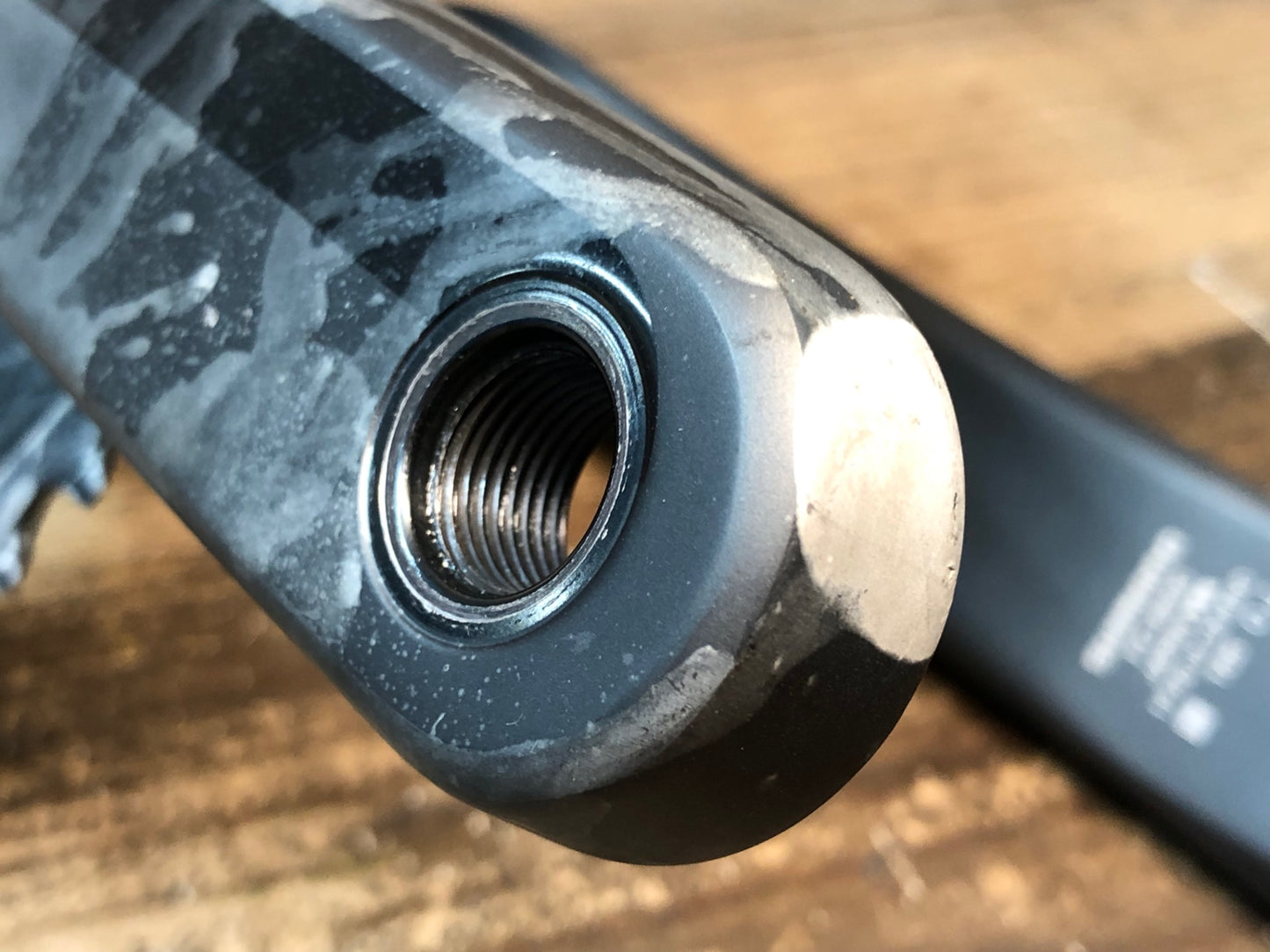 IU695 シマノ SHIMANO アルテグラ ULTEGRA FC-6800 クランクセット 52/36T 165mm ※ケミカル焼け ジャンク