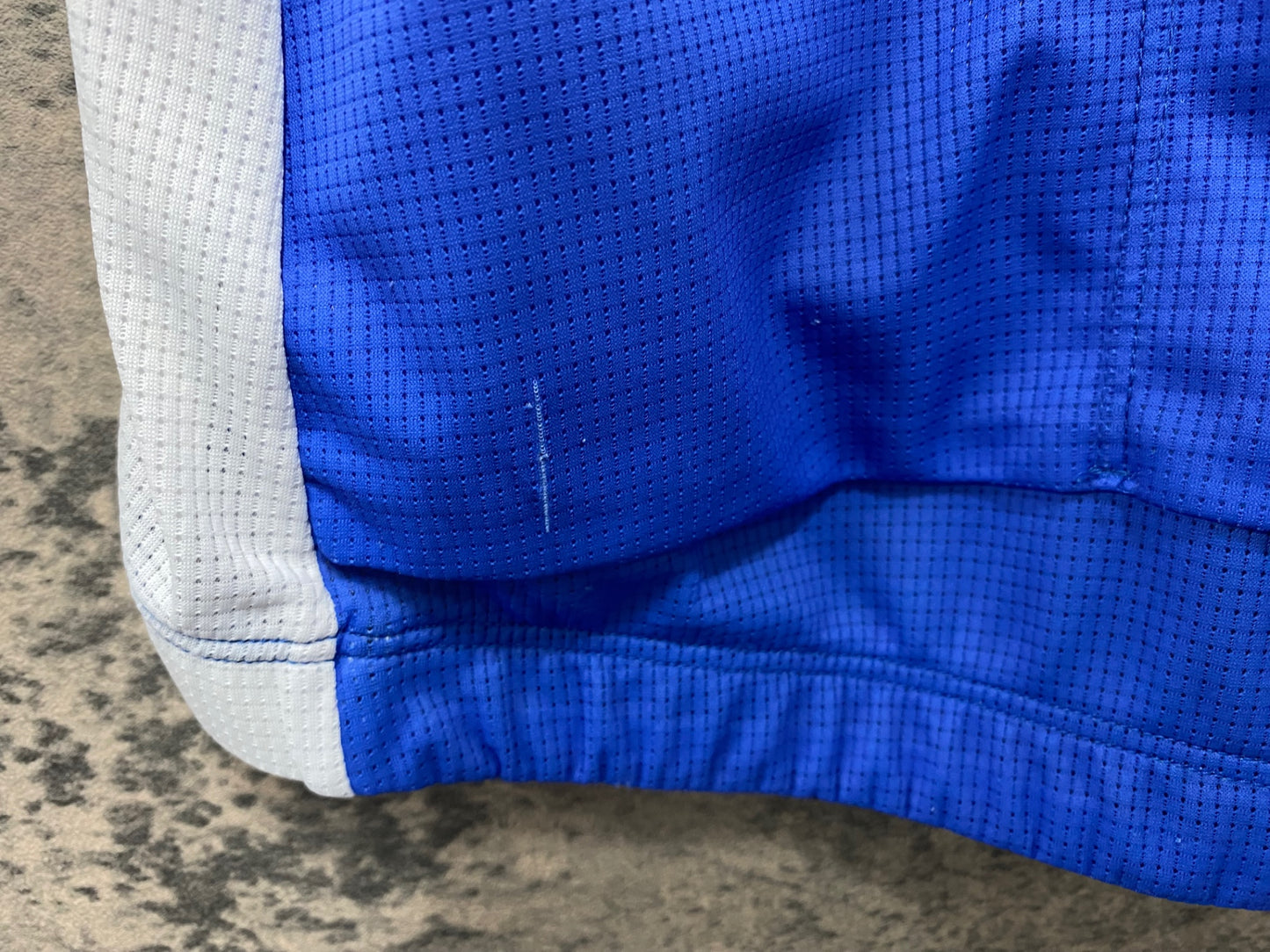 IY720 ルコックスポルティフ le coq sportif 半袖 サイクルジャージ 白 青 L