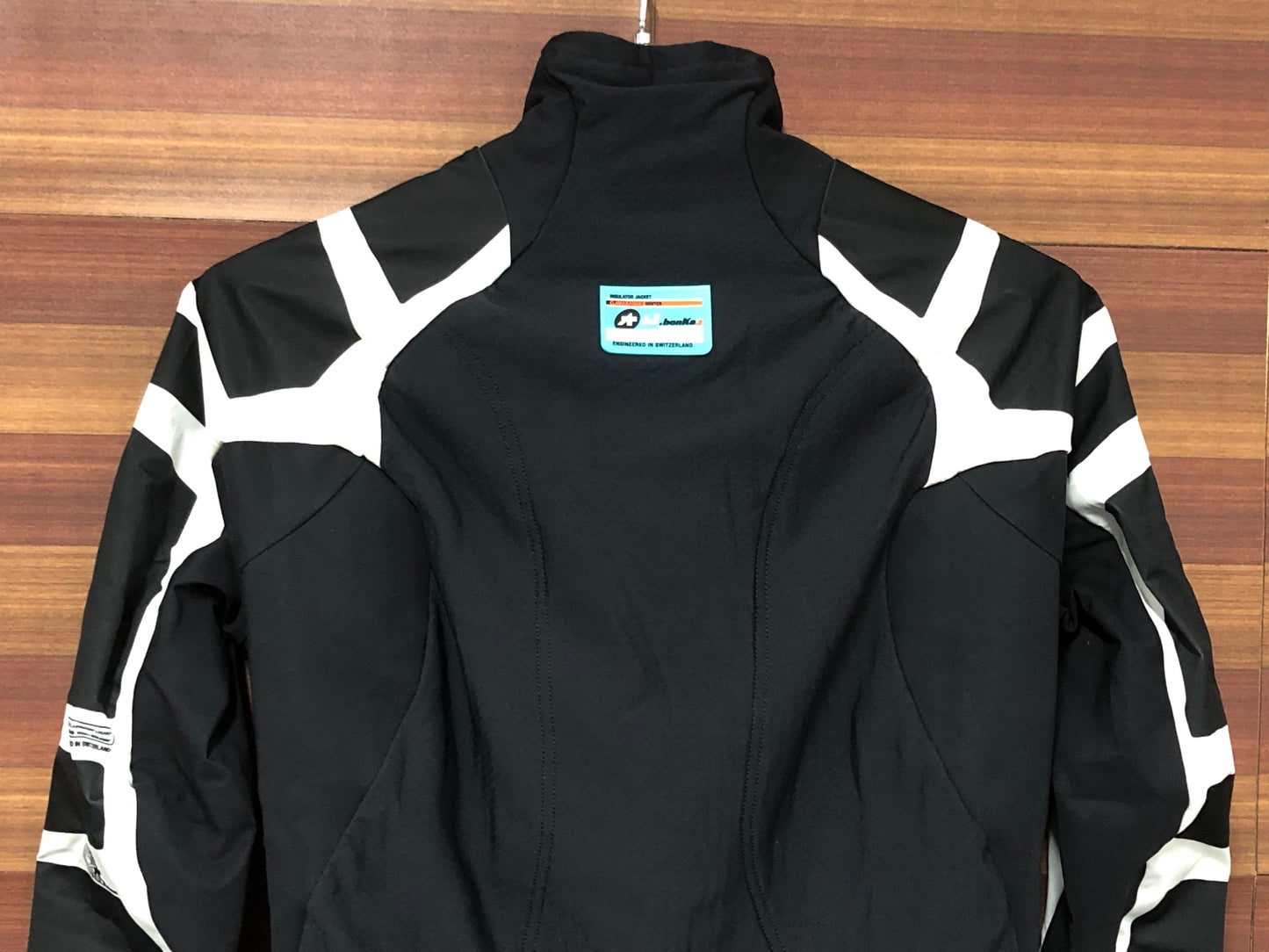 IS854 アソス Assos ij.bonKa.6 airBlock insulator jacket 長袖 サイクルジャケット 黒 白 レディース XS 裏起毛