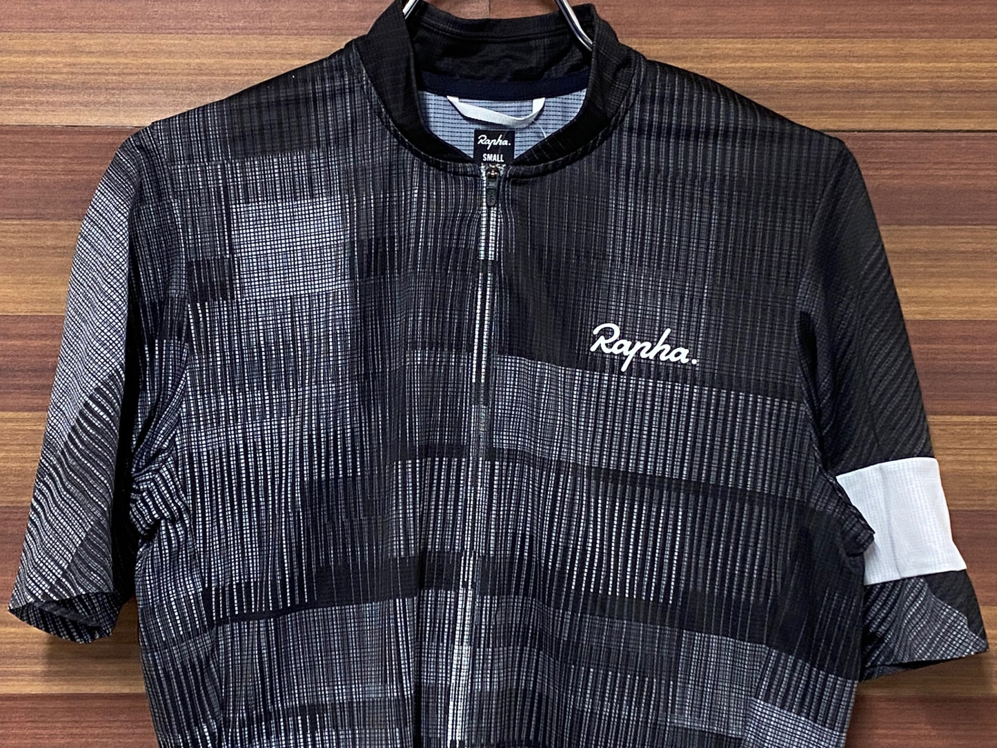 IR606 ラファ Rapha MEN'S FLYWEIGHT JERSEY-PRINTS 半袖 サイクルジャージ 黒 S