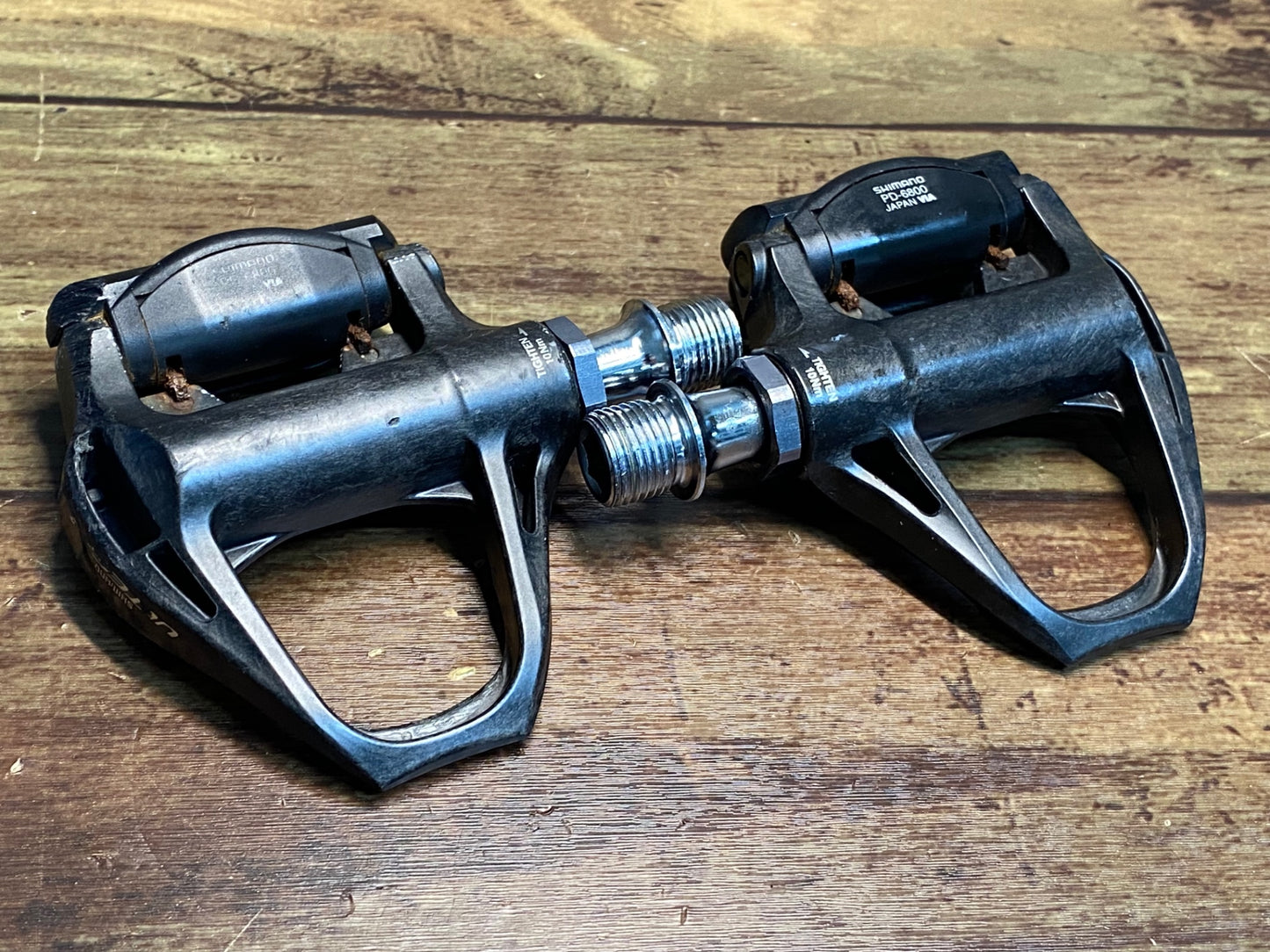 JB342 シマノ SHIMANO アルテグラ ULTEGRA PD-6800 ビンディングペダル 黒 SPD-SL