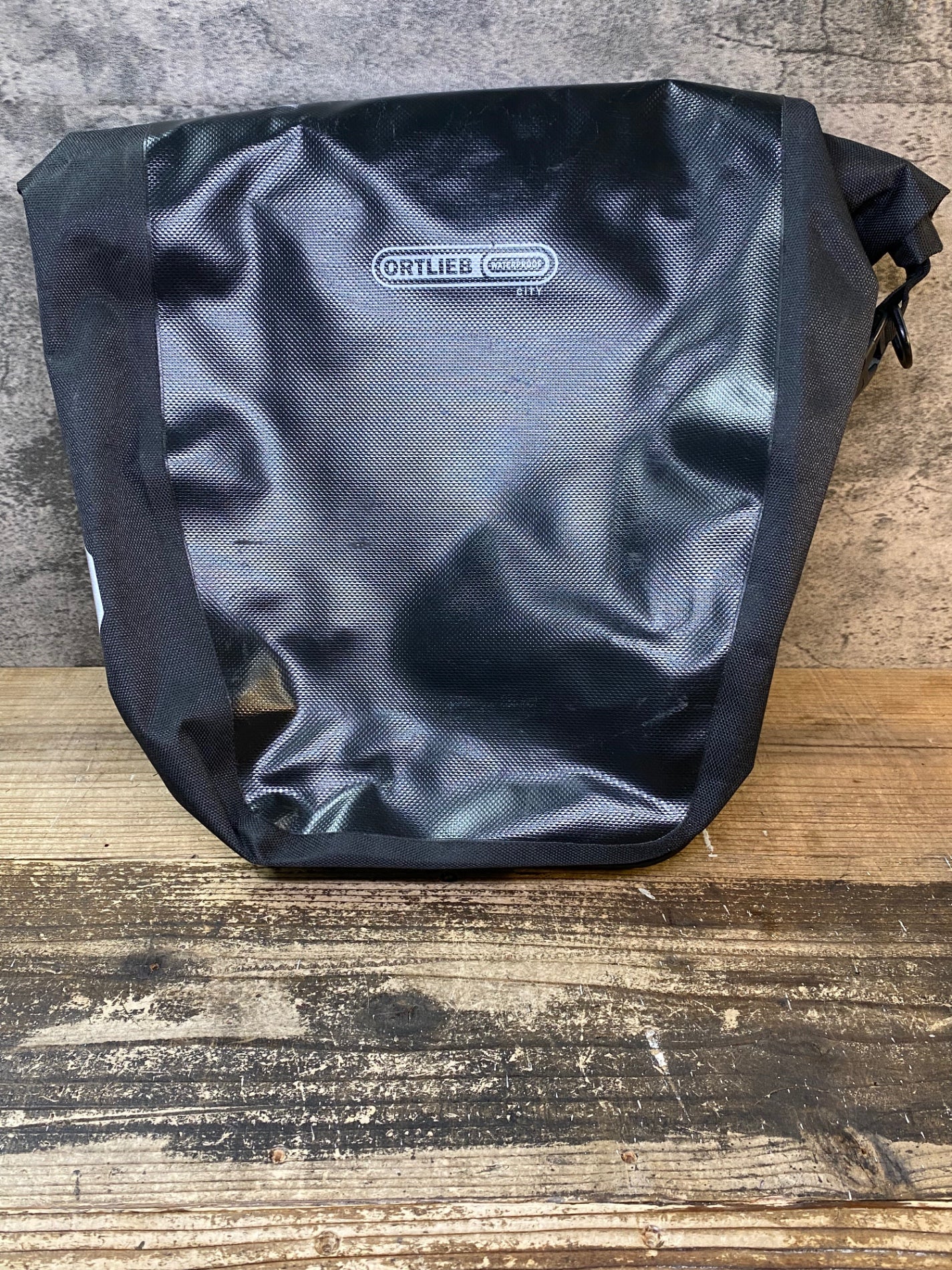 IX806 オルトリーブ ORTLIEB CITY パニアバッグ 黒 2個セット ※汚れ