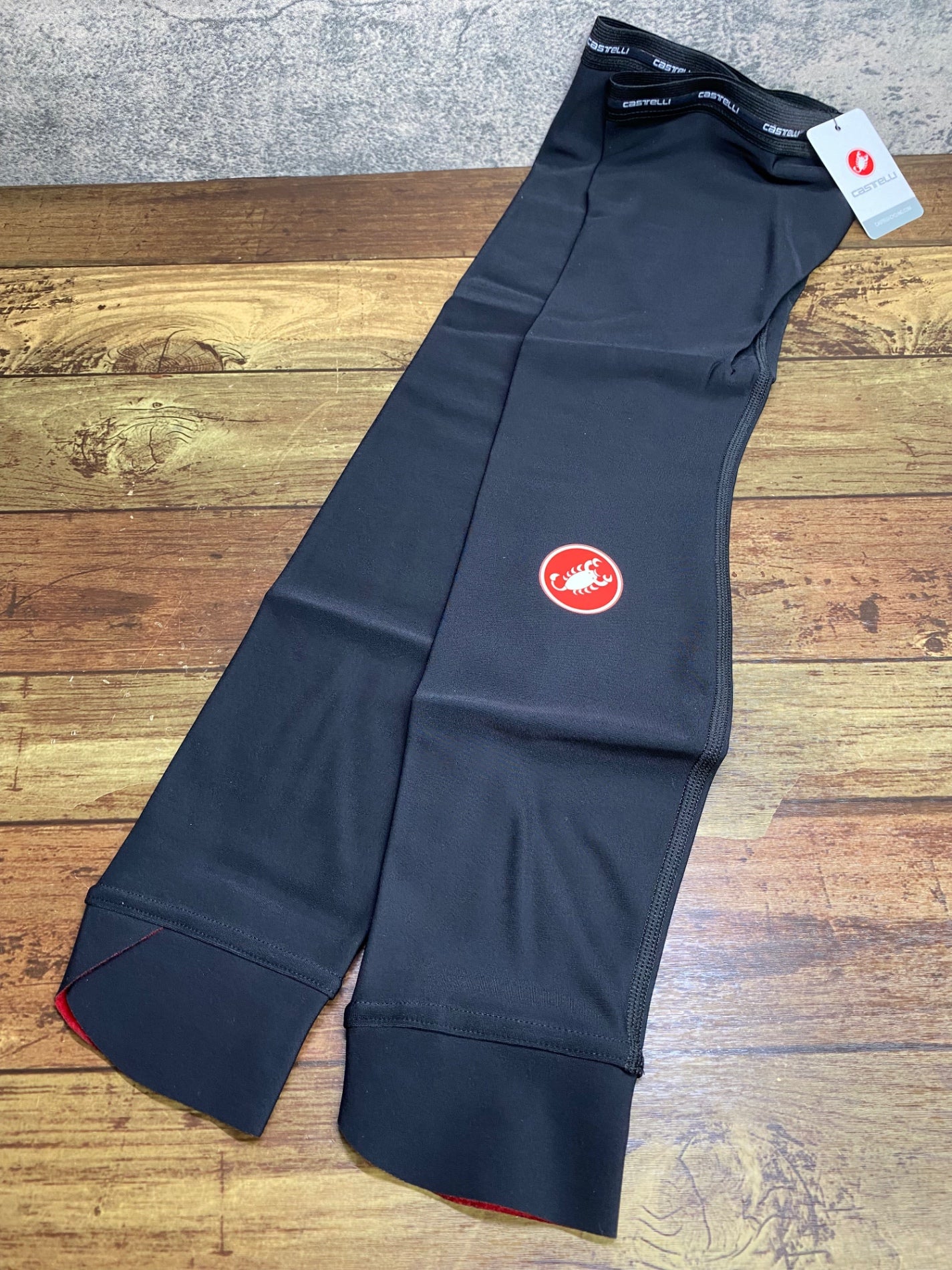 IV865 カステリ CASTELLI THERMOFLEX LEGWARMER レッグウォーマー 黒 S