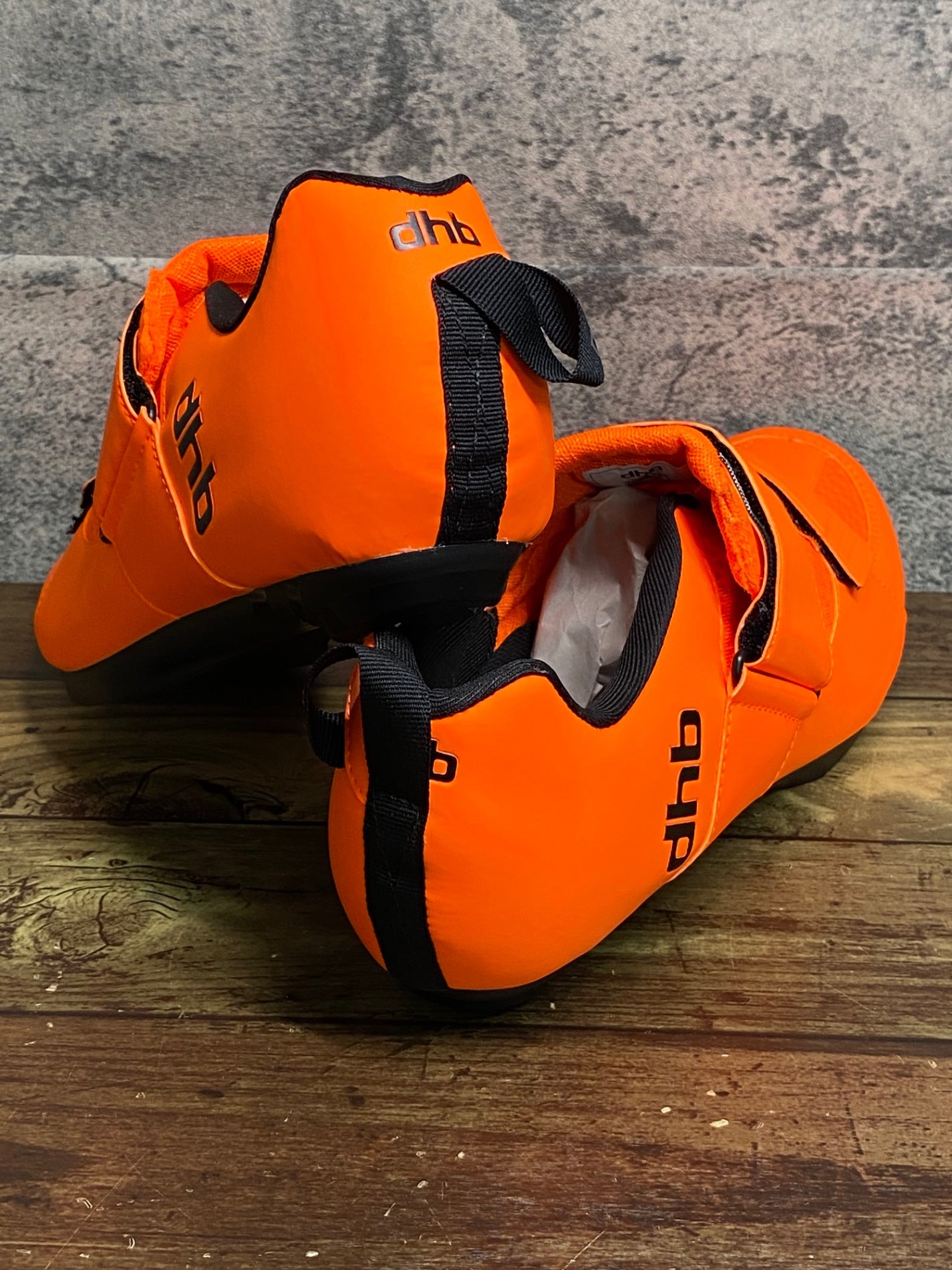 JA257 dhb TRINITY TRI ビンディングシューズ 2穴 3穴 オレンジ EU45