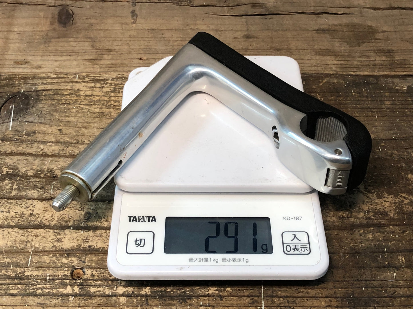 IS091 チネリ Cinelli FROG スレッドステム 黒 シルバー 120mm Φ26.0 Φ22.2